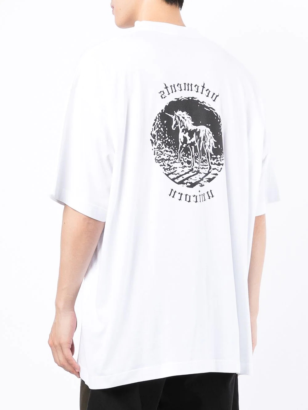 logo-print short-sleeved T-shirt - 4