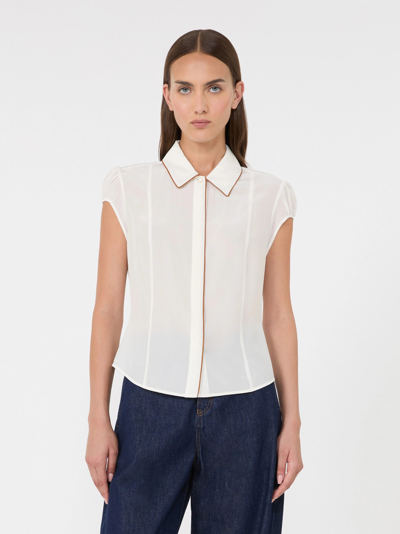 SKIPPER Silk crepe de chine shirt - SILK 3