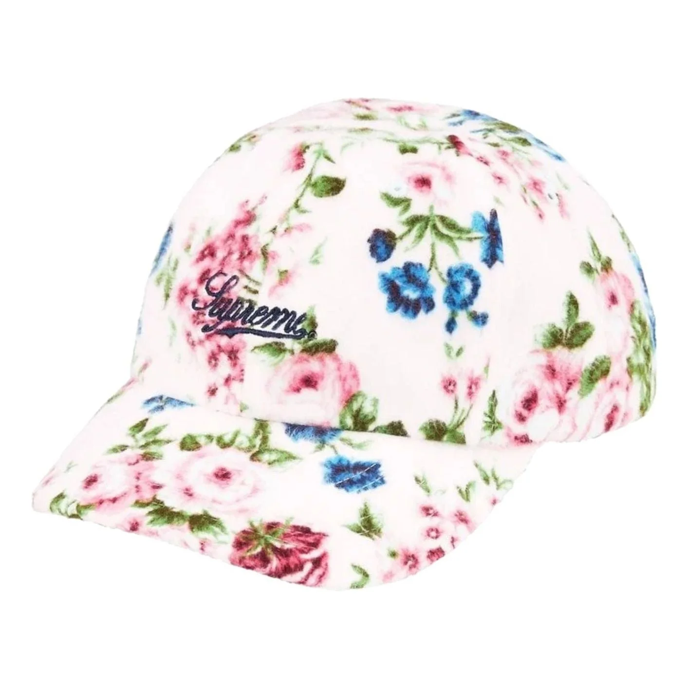 Supreme SS26 Floral Flannel 6-Panel Cap 'White' SUP-SS26-1043-WHT - 1