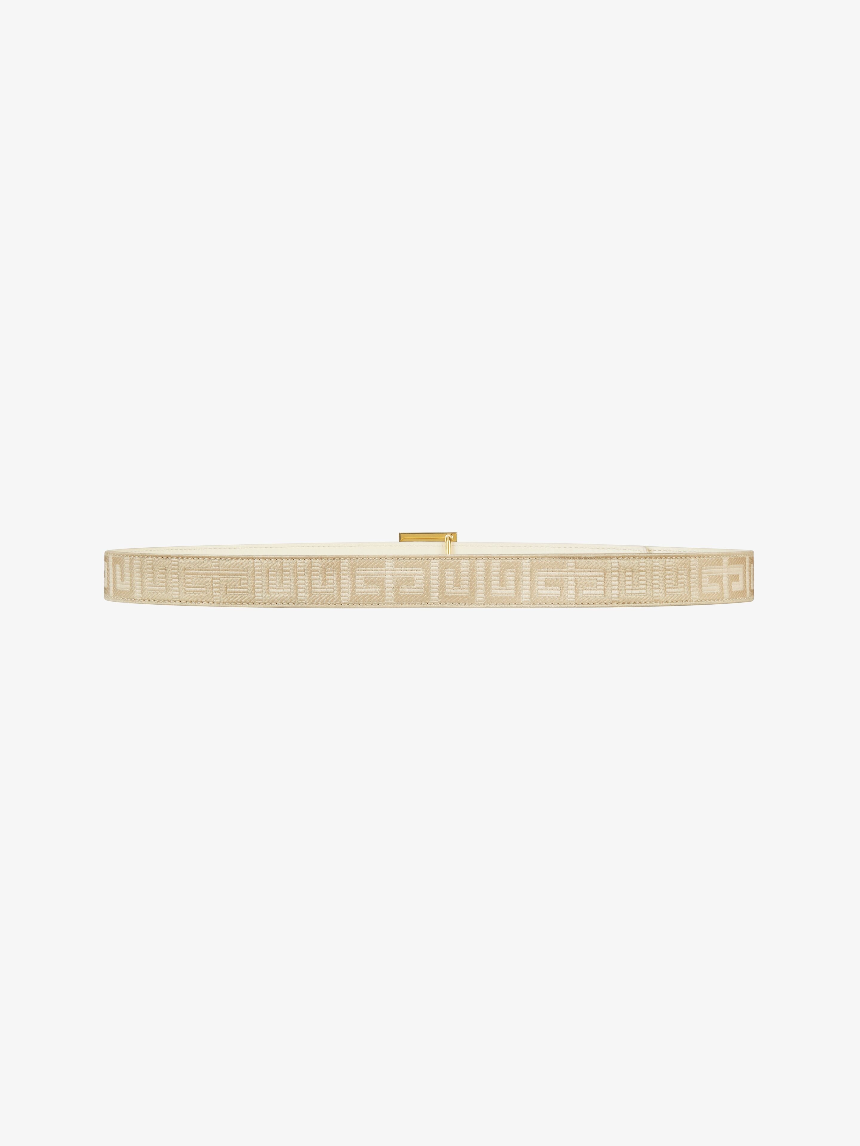 4G REVERSIBLE BELT IN COATED CANVAS - 3