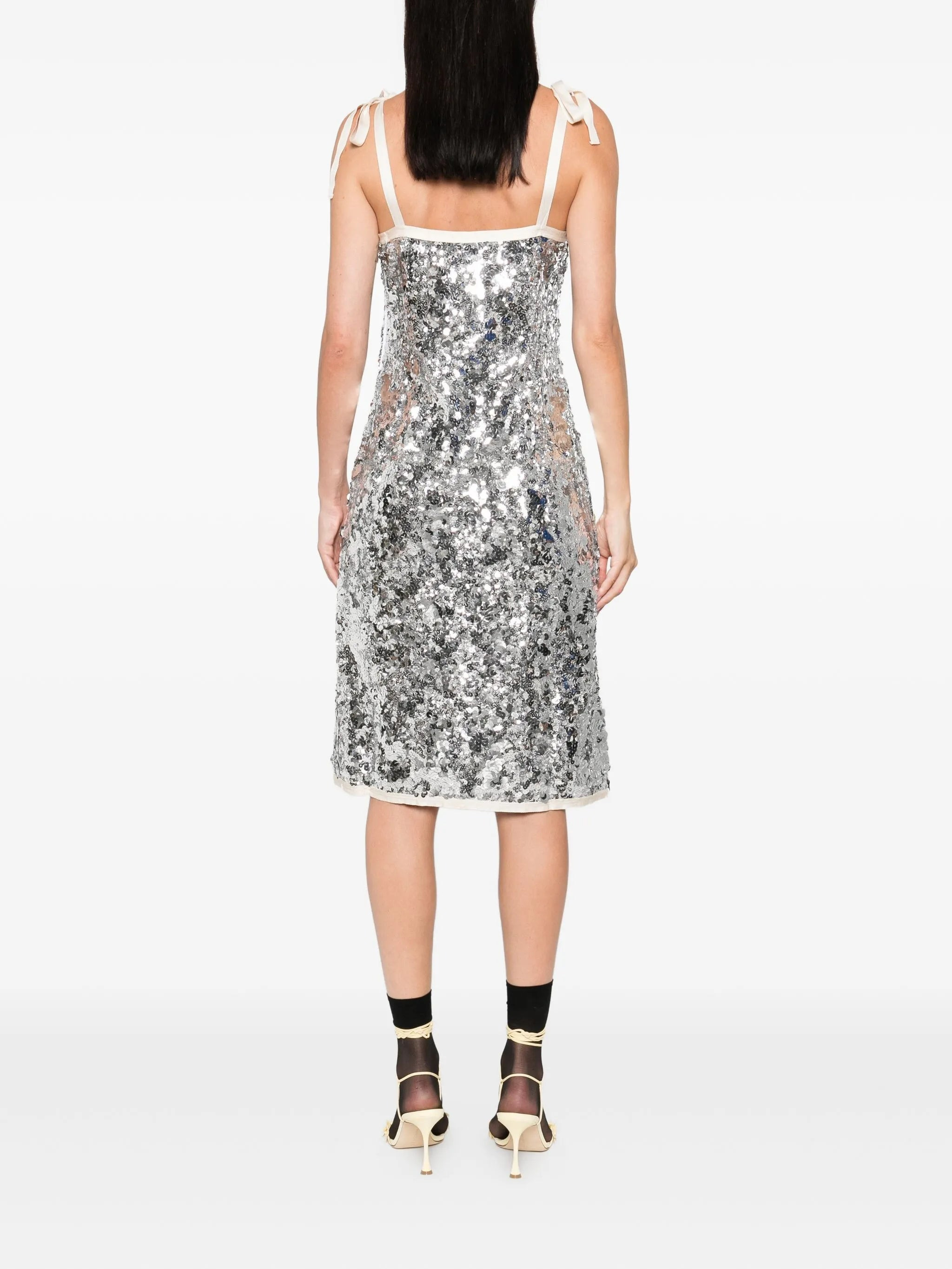 Prada Sequinned Midi Dress - 3