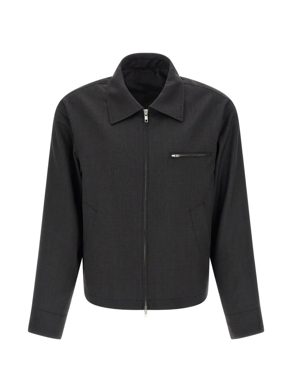 zip-detail jacket - 1