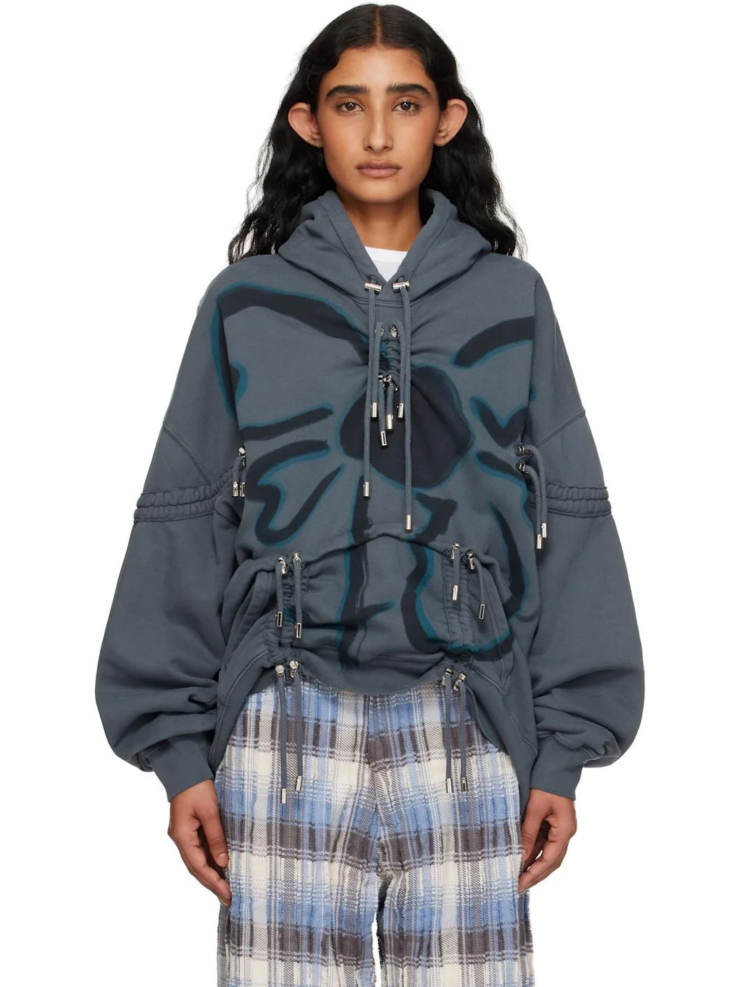Gray Burst Hoodie - 1