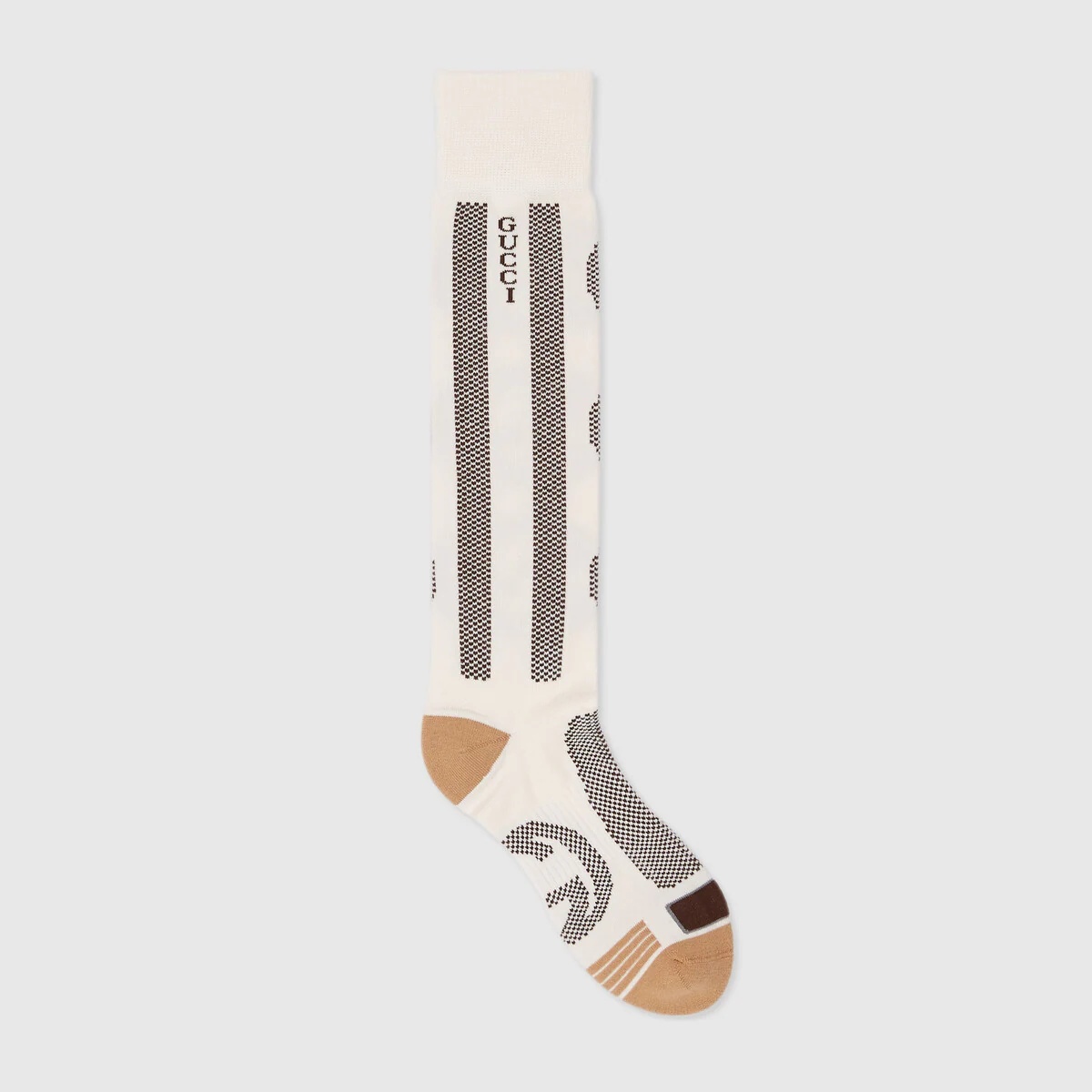 Interlocking G stripe cotton socks - 1