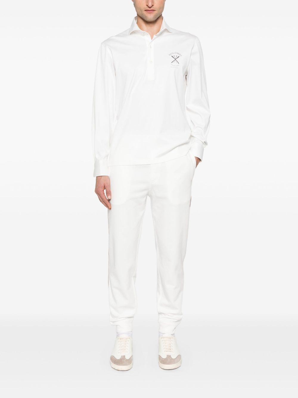 piped-trim sweatpants - 2