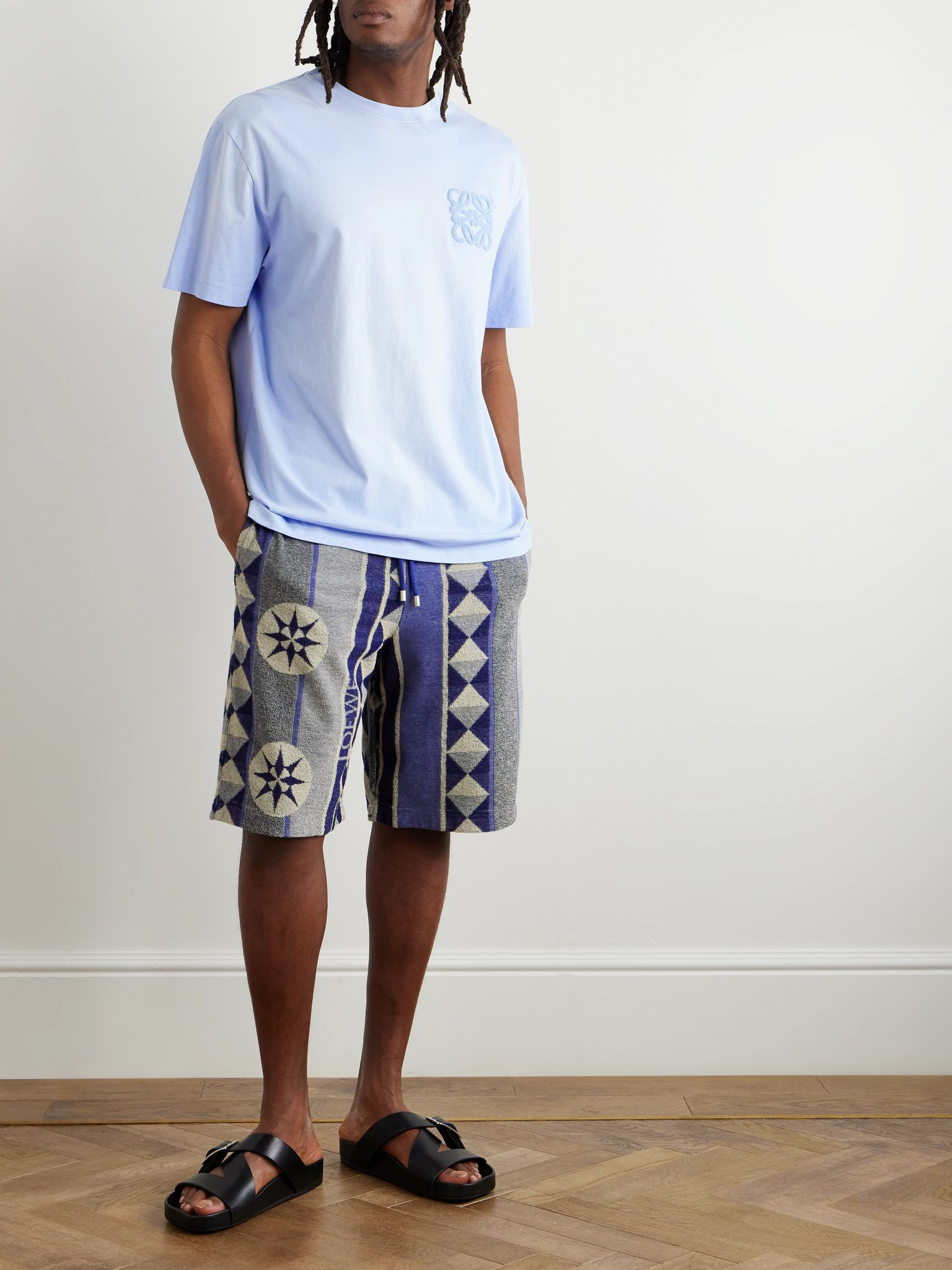 + Paula's Ibiza Logo-Appliquéd Cotton-Jersey T-Shirt Light blue - 2
