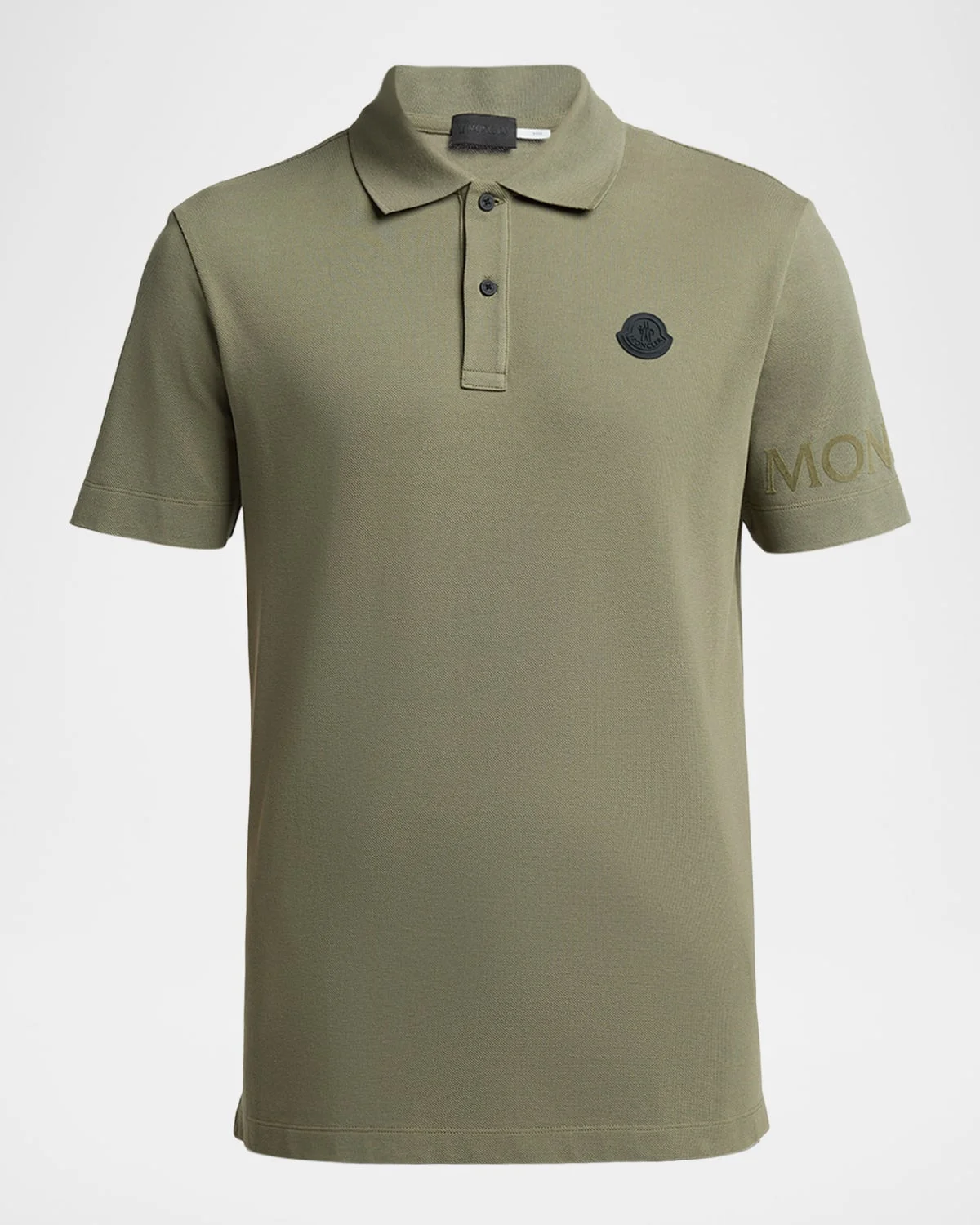 Men's Sleeve-Logo Pique Polo Shirt - 1