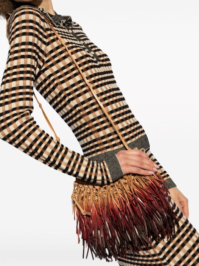 ULLA JOHNSON Valeria fringed cross body bag outlook