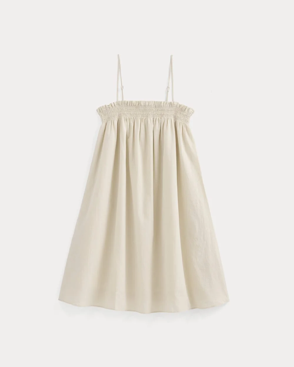 GAUZE SMOCKED DRESS - 1
