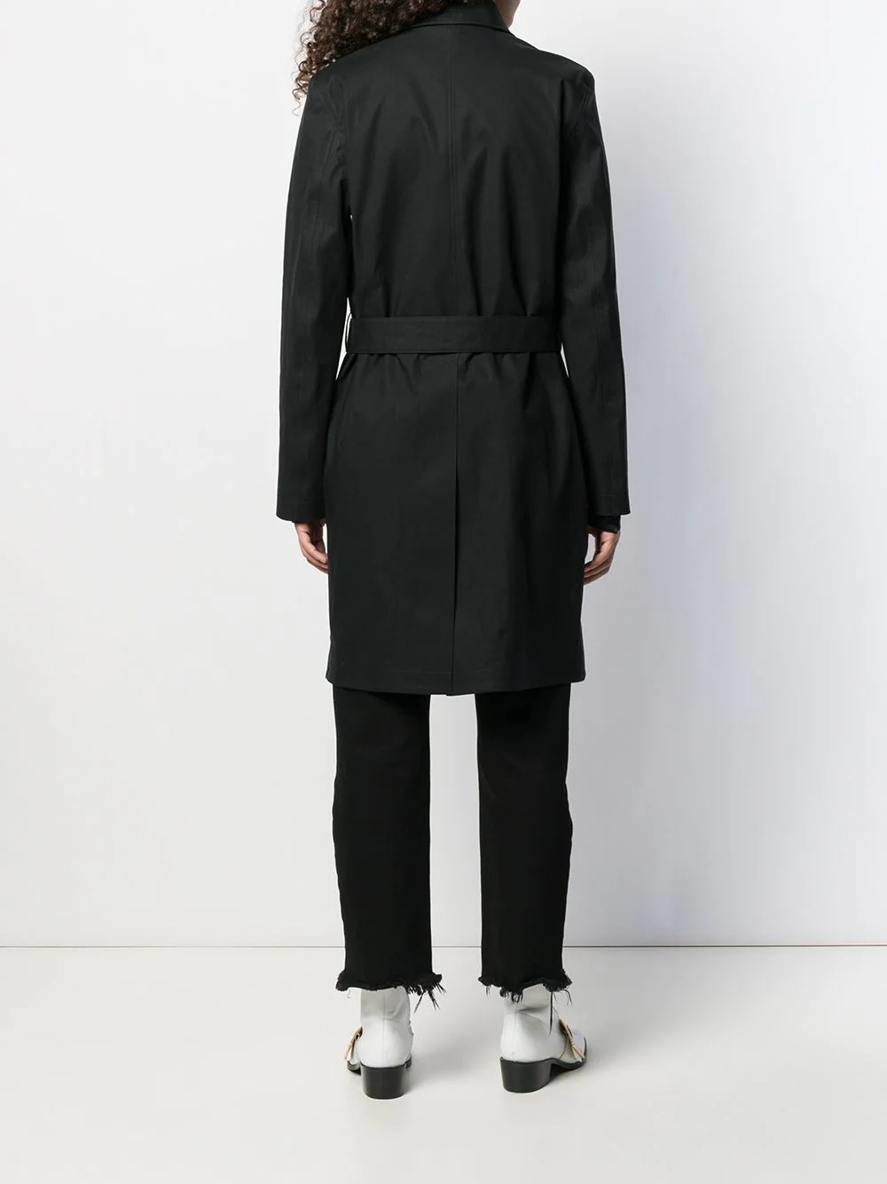 belted car coat - 4