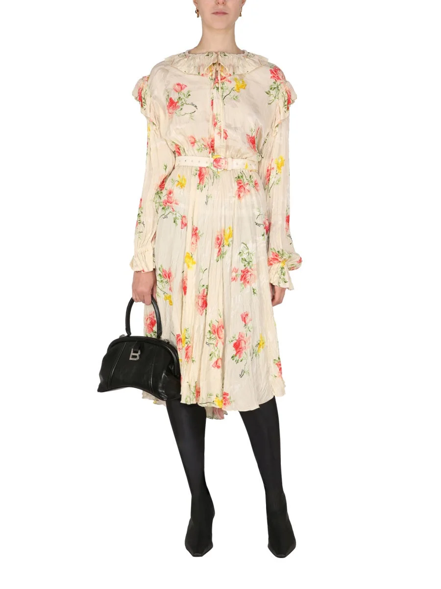 Balenciaga Women Abito Floral - 1