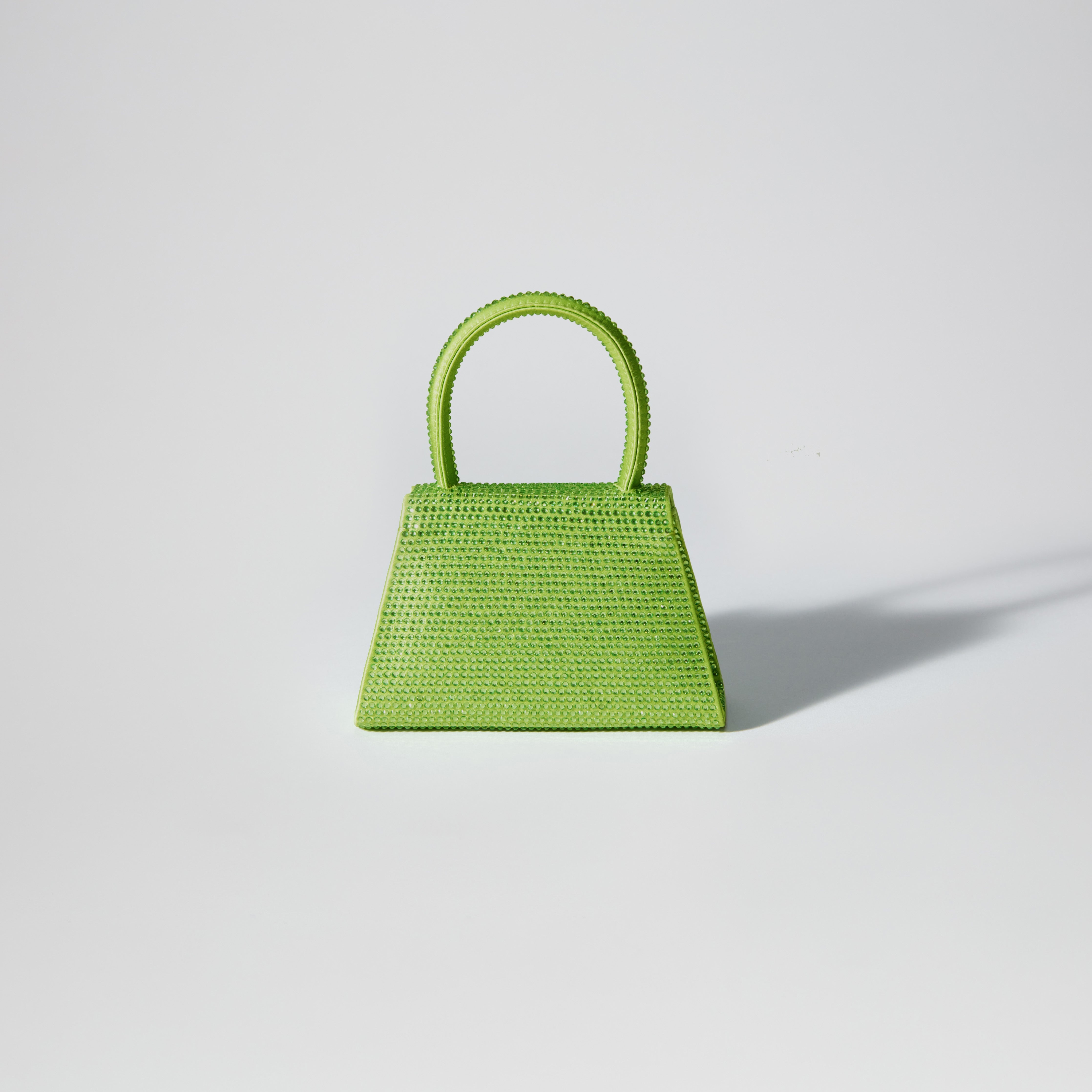 The Bow Micro in Lime Rhinestone - 3