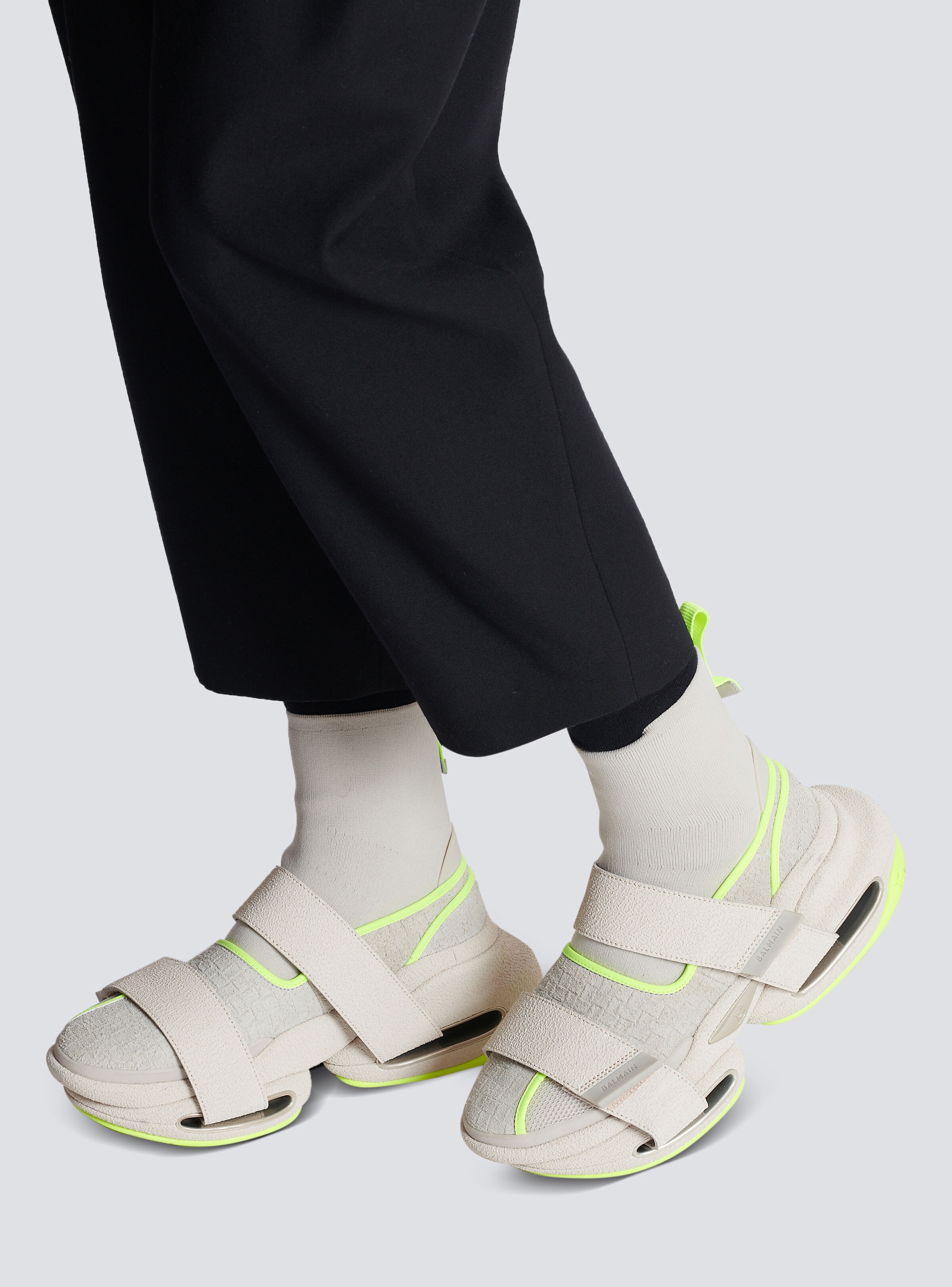 B-Bold knit high-top trainers - 10