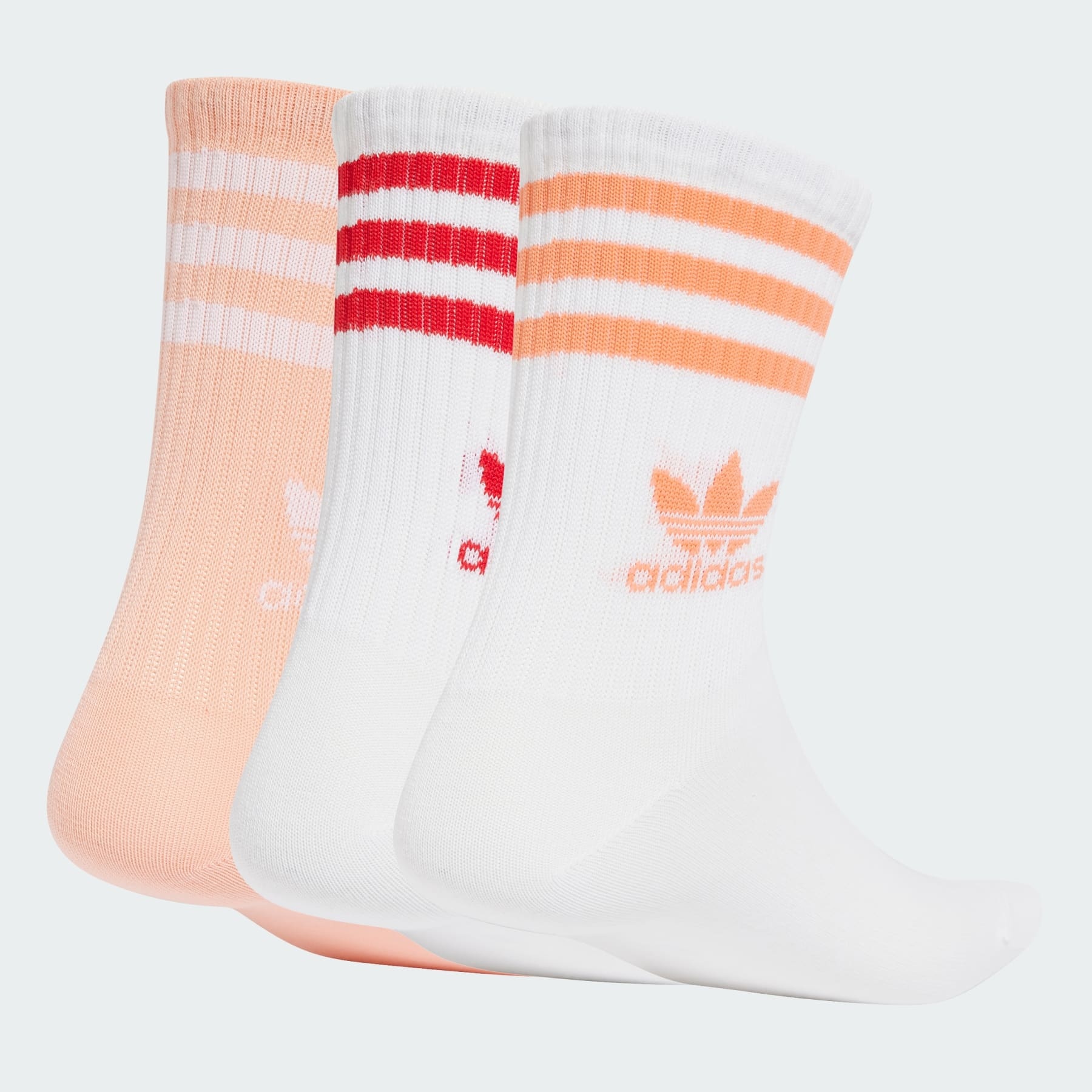 Mid Cut Crew Socks 3 Pairs - 2