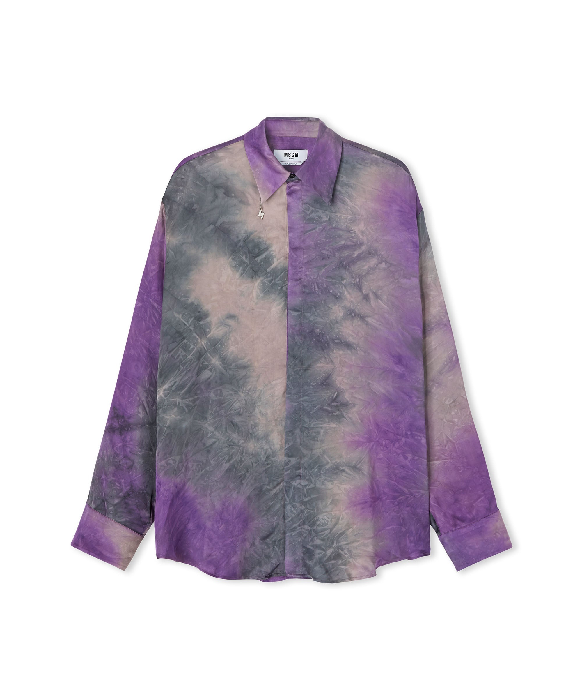 Viscose fluid tie-dye shirt - 2