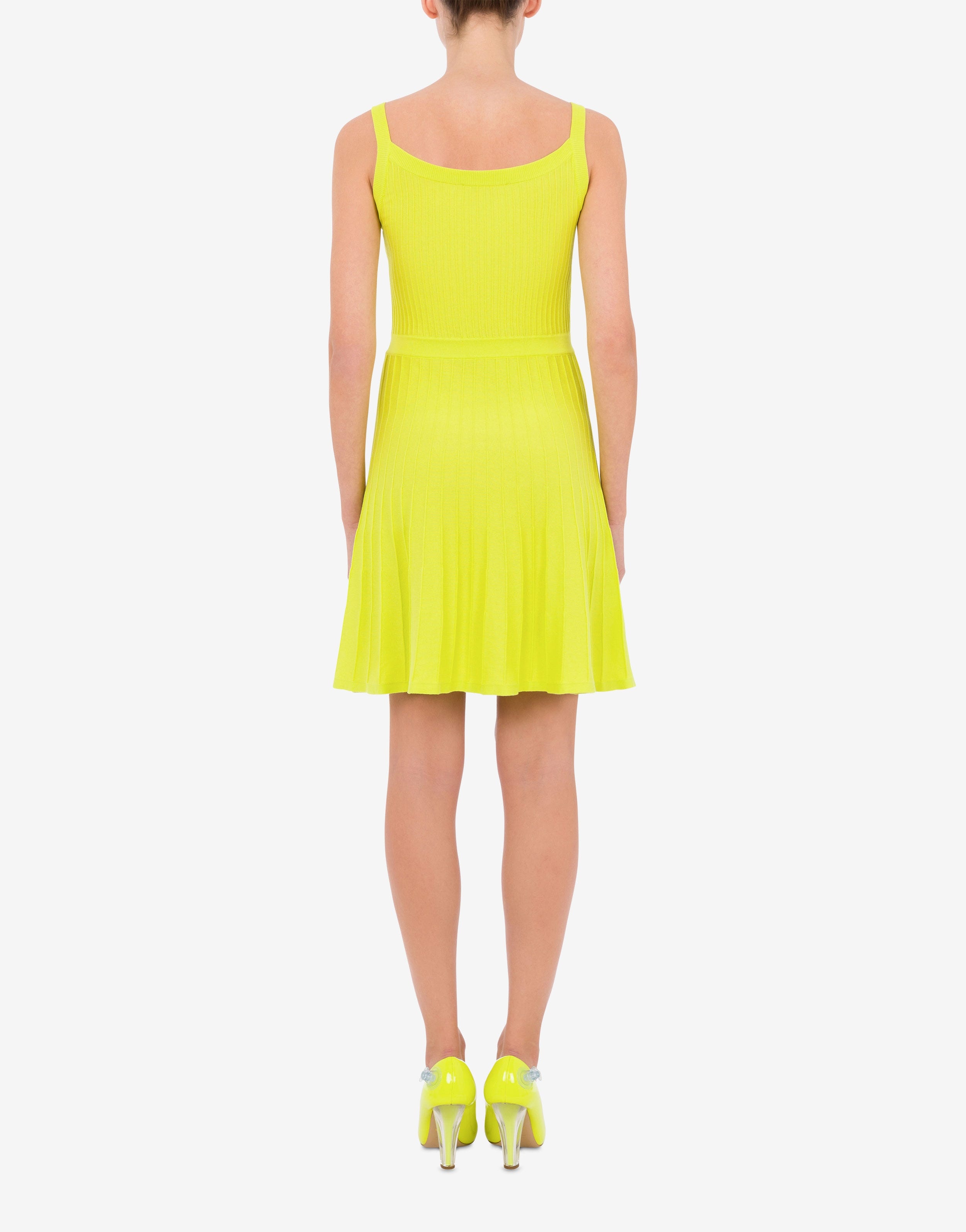 HEART BUTTONS KNITTED DRESS - 3