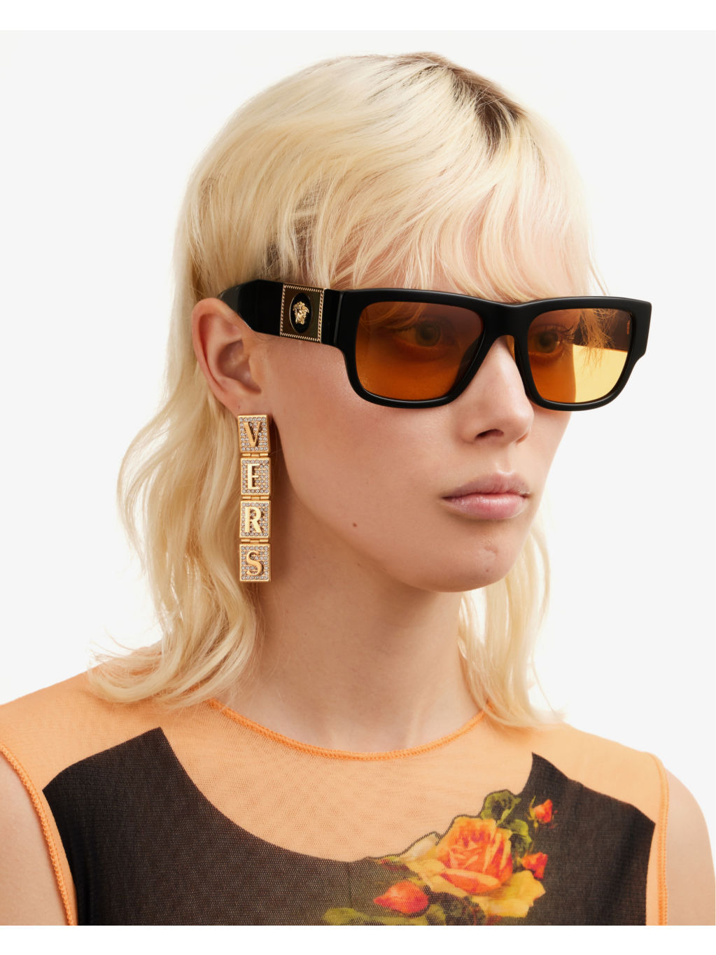 VE4406 rectangular-frame acetate polarised sunglasses - 2