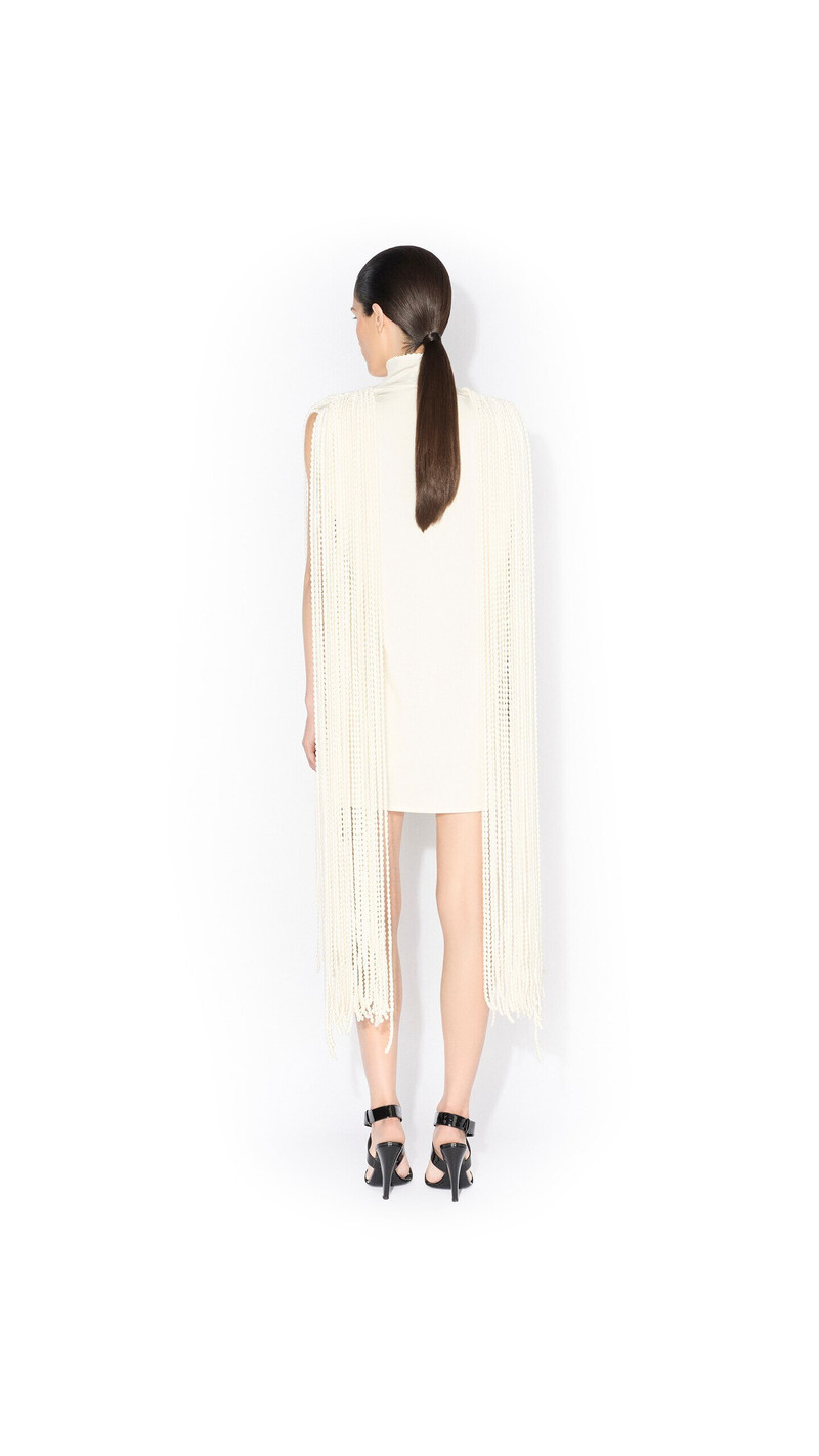 Alaïa BEADED FRINGE MINI DRESS outlook