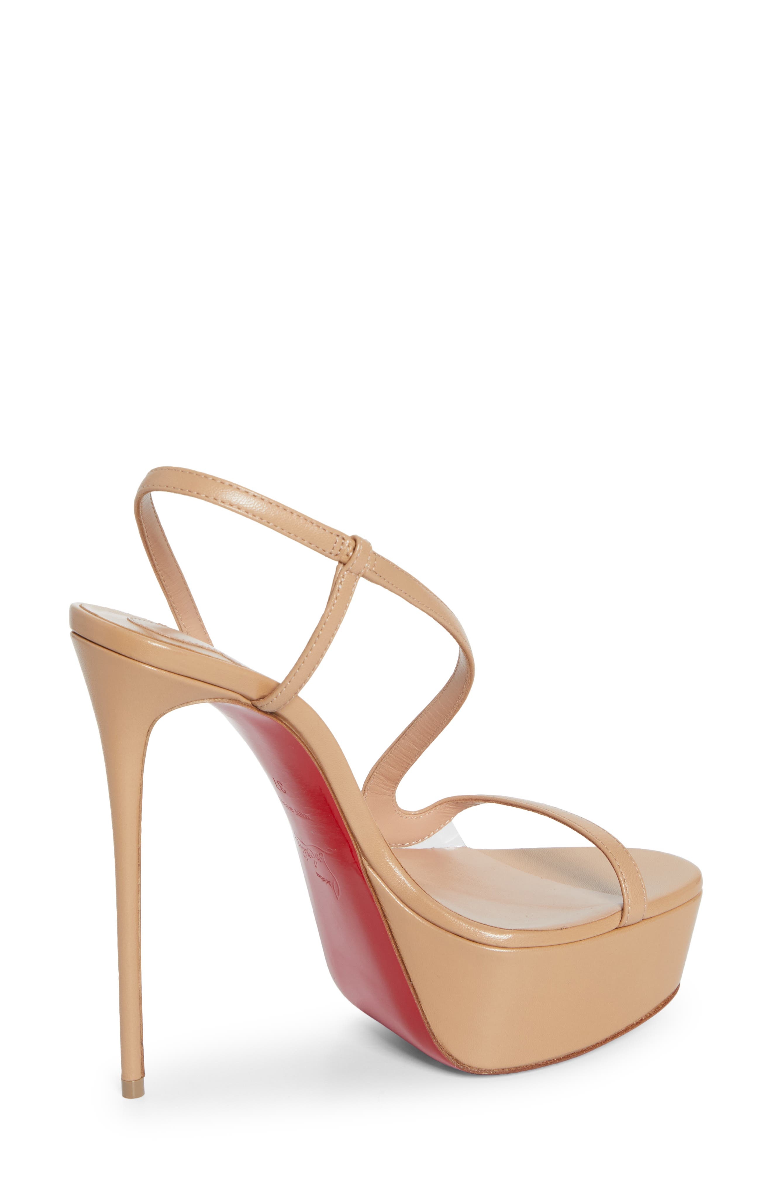 Christian Louboutin Rosalie Alta Platform Slingback Sandal in Blush at Nordstrom - 2