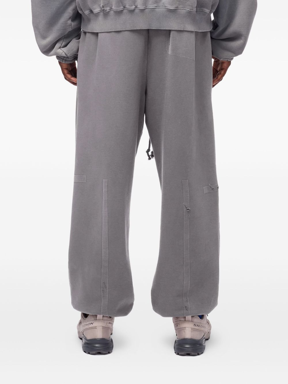 PANELLED DRAWSTRING TRACK PANTS - 2