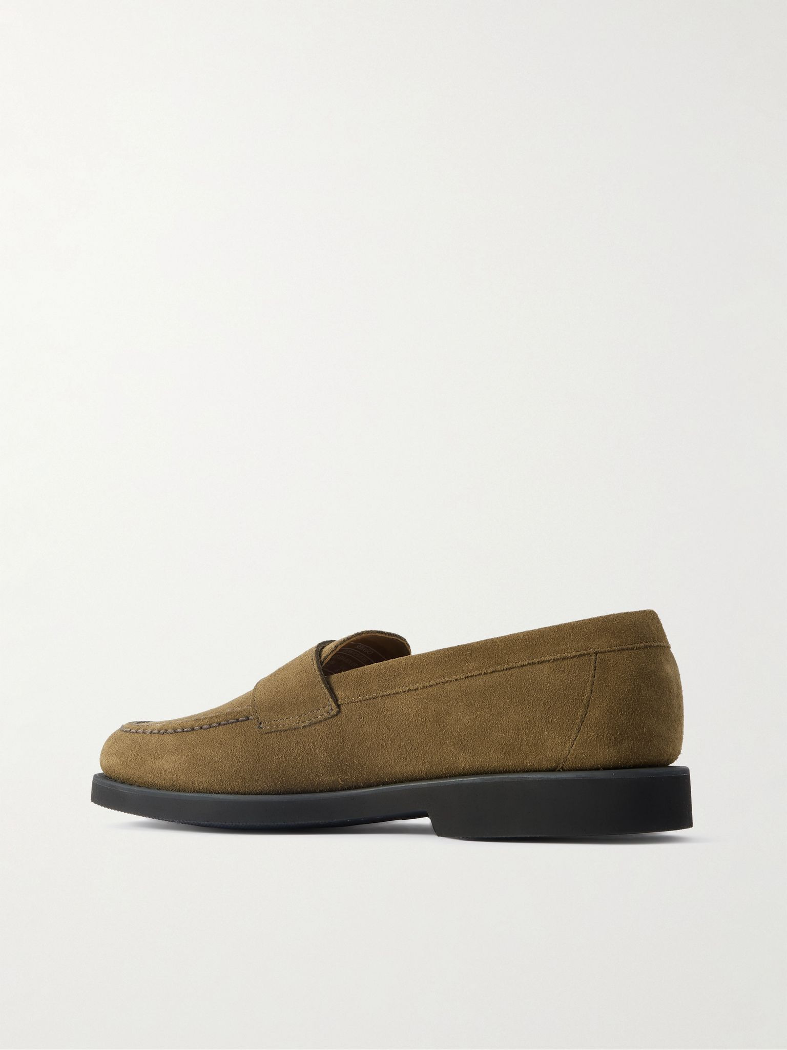 Ryan Suede Penny Loafers Green - 4