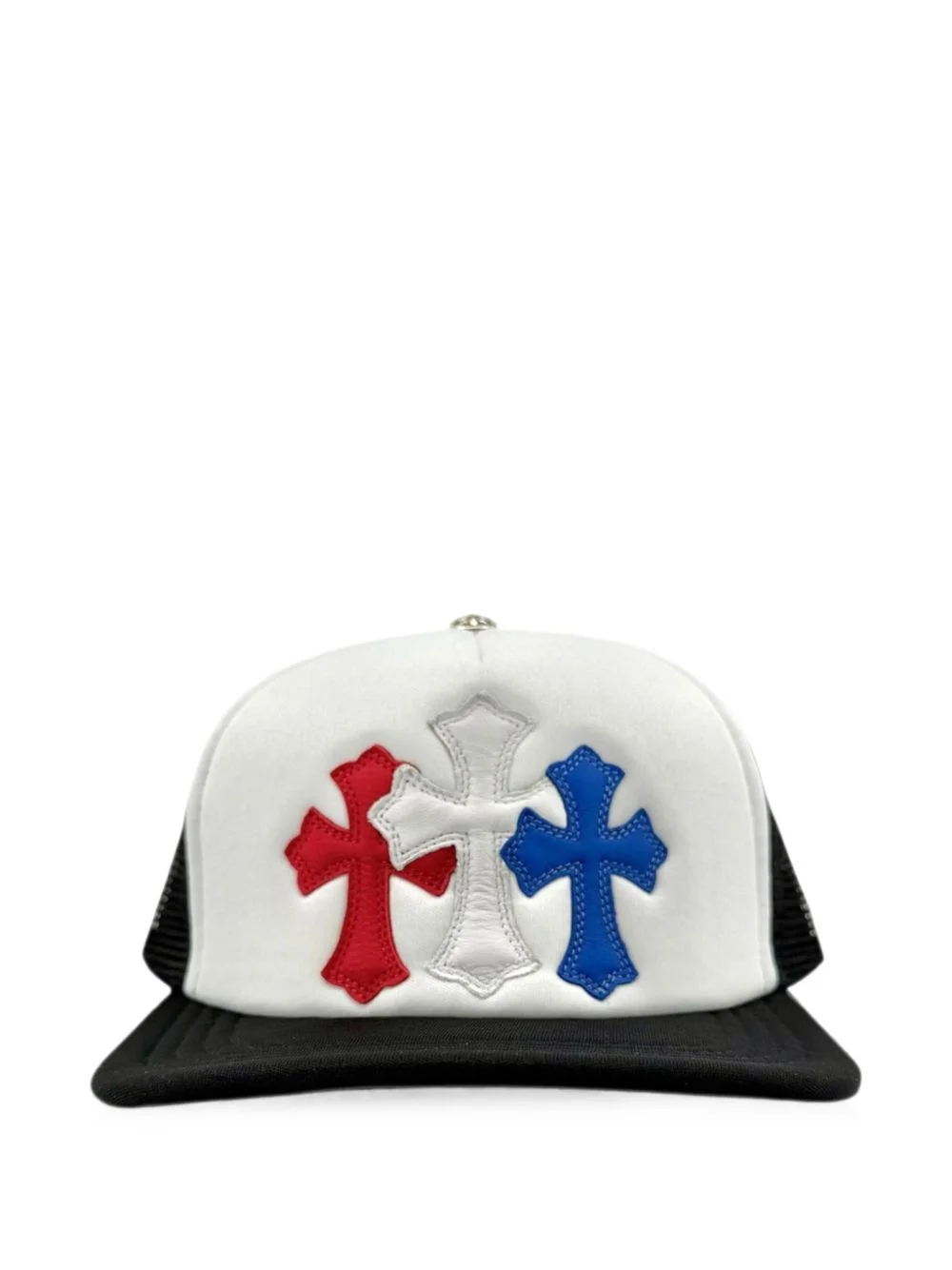 Cemetery leather-patch baseball cap - 1