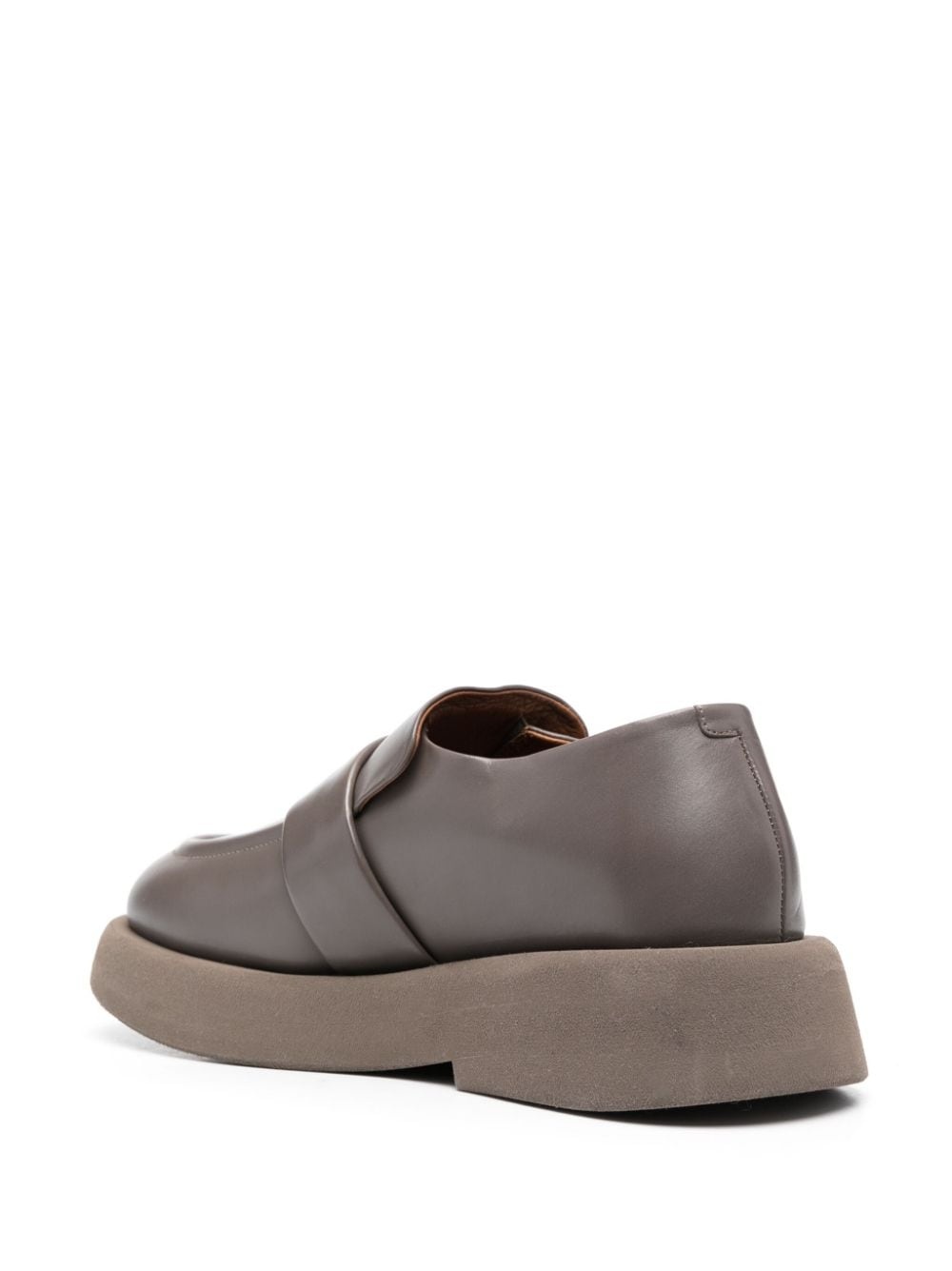 slip-on leather loafers - 3