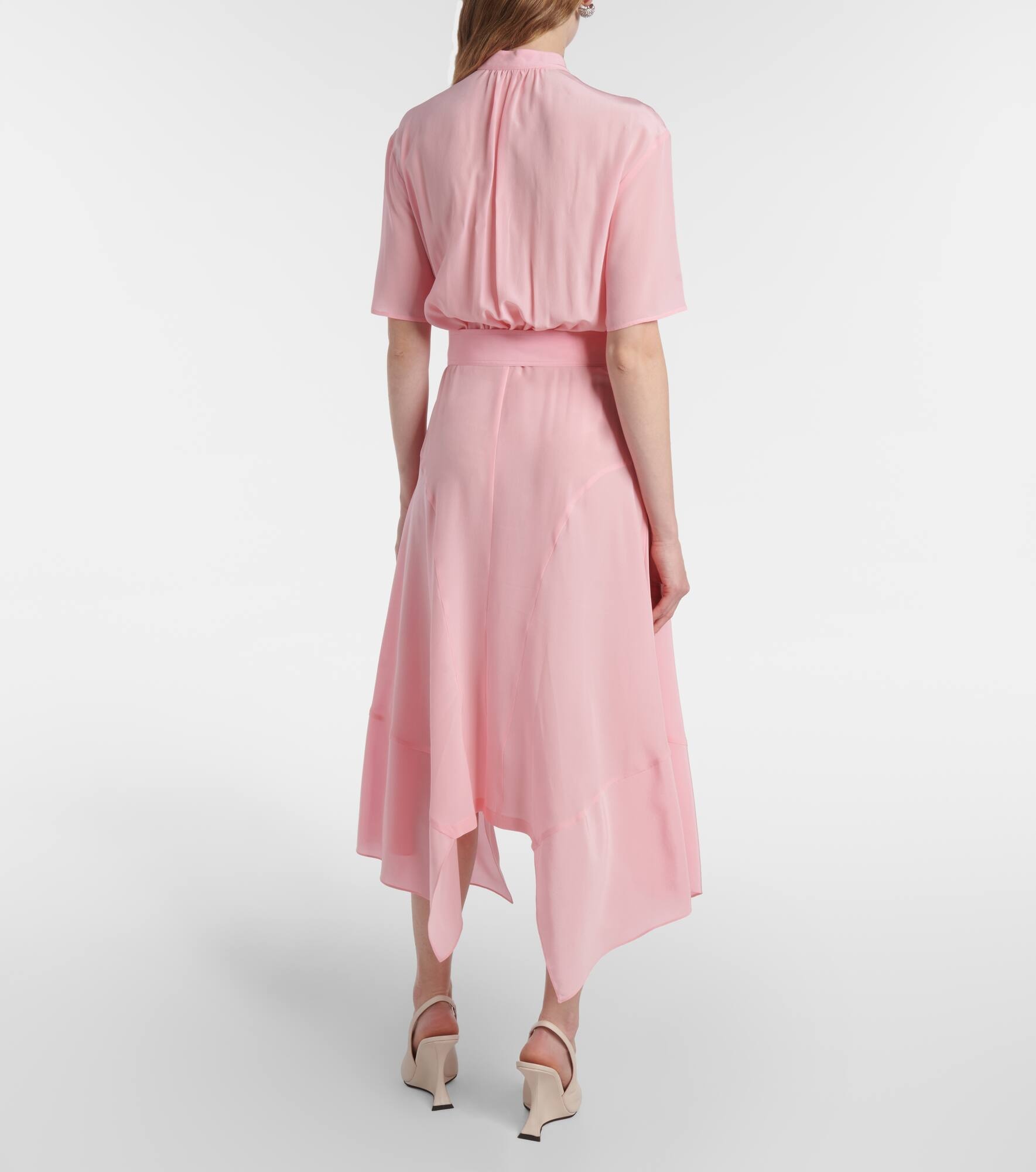 Iconic silk midi dress - 3