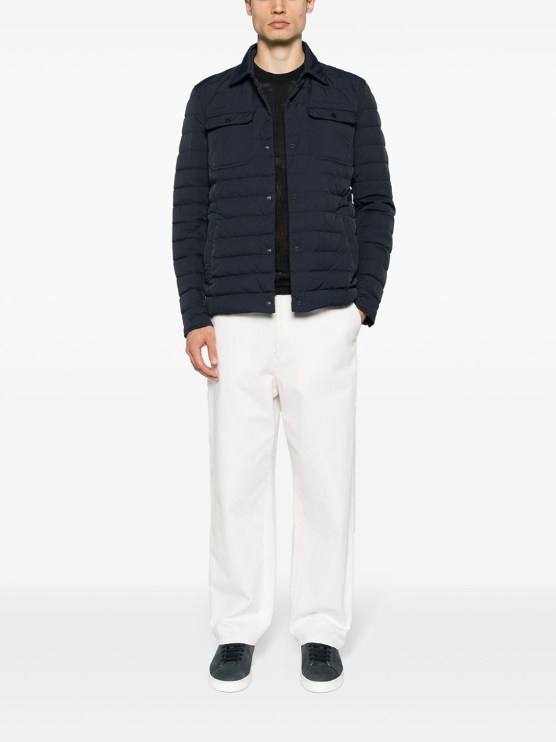 Herno quilted down shirt jacket outlook