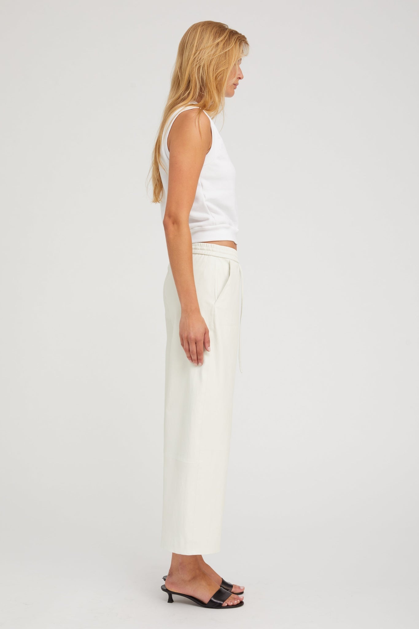 WHITE SHRUNKEN VEST - 4