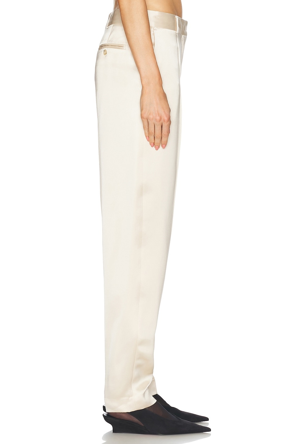Low Waist Satin Trouser - 3
