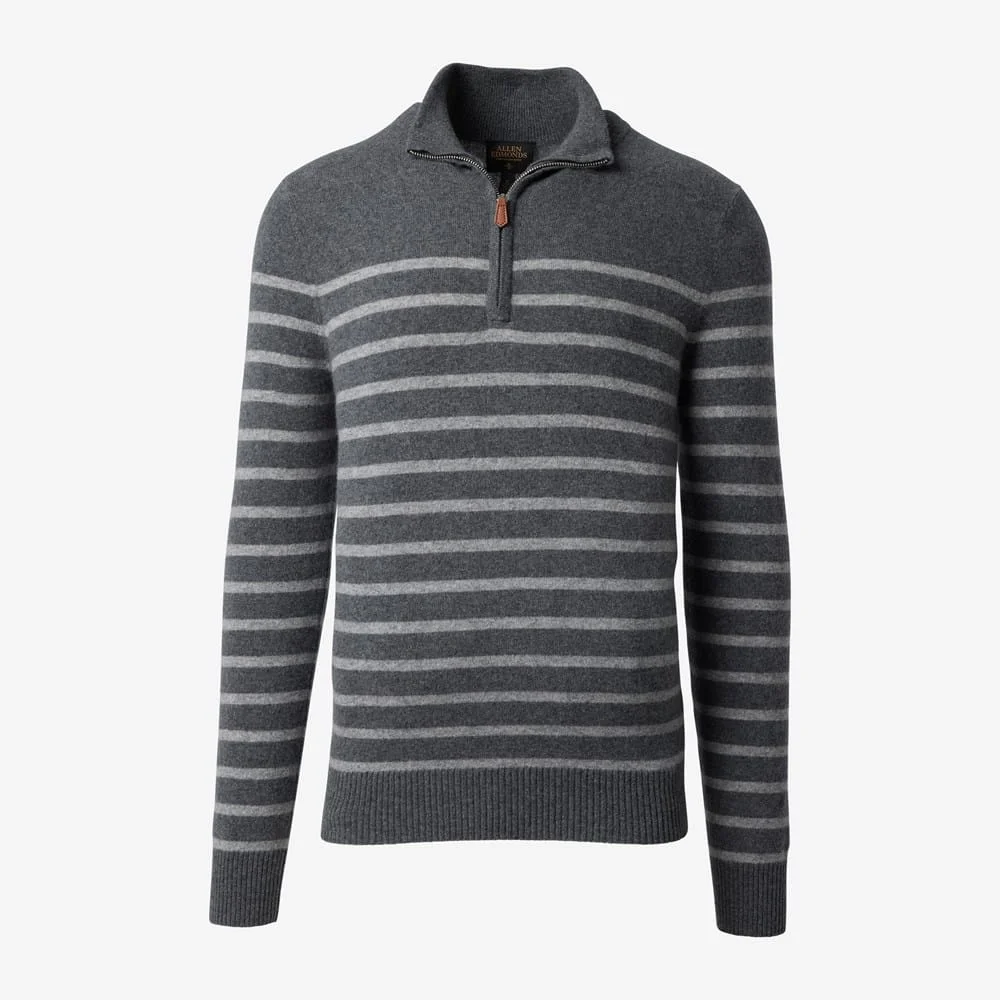 Cashmere Quarter-zip Sweater - 1