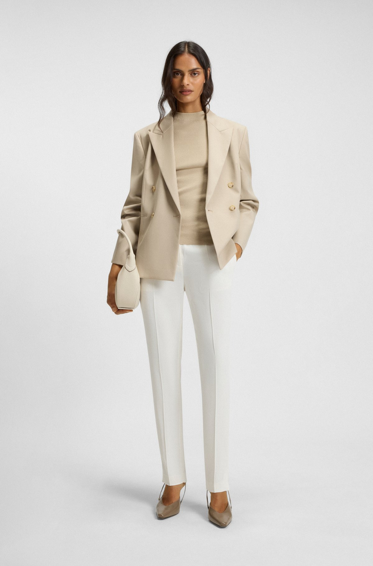 SLIM-FIT TROUSERS WITH SLIT HEMS - 3