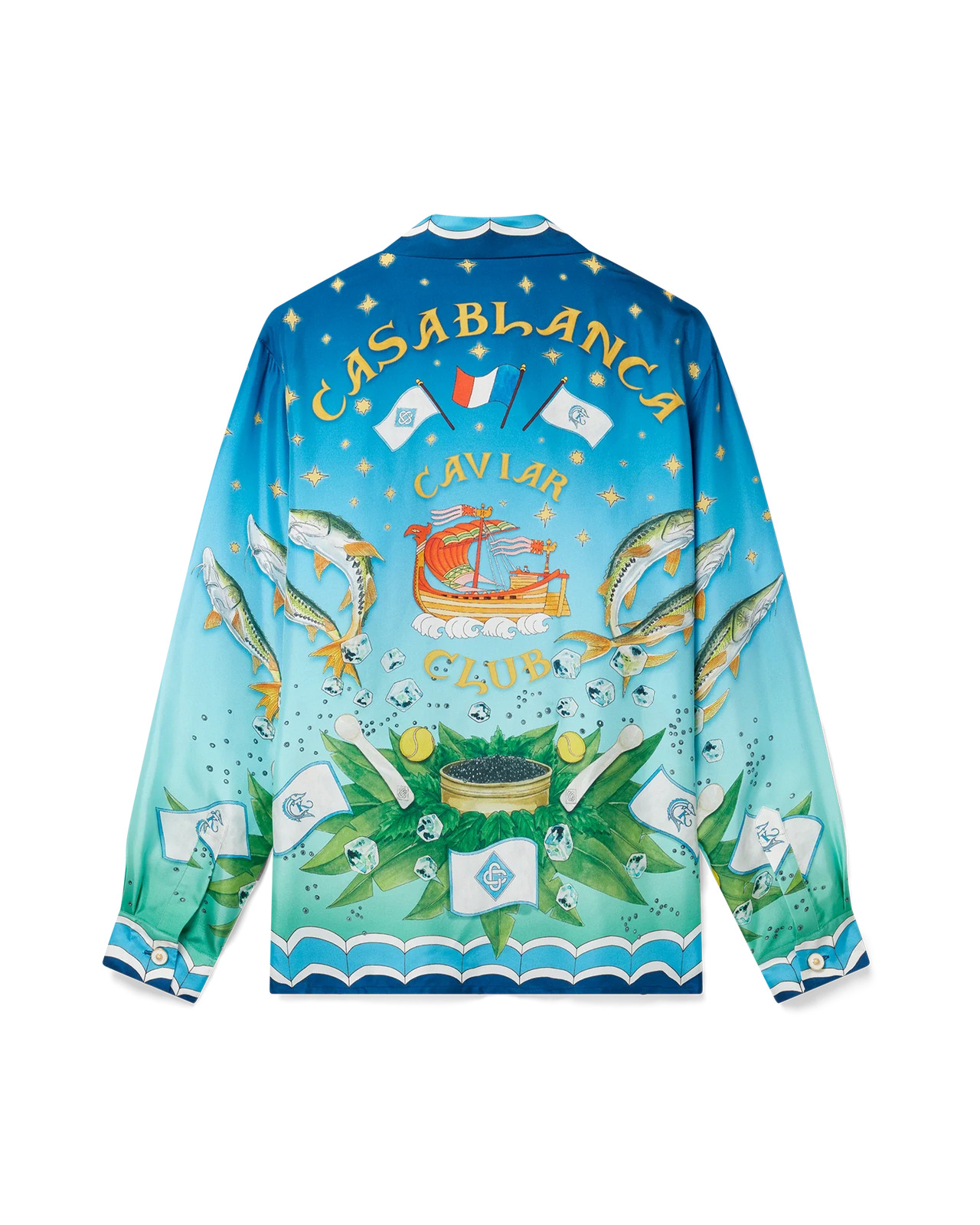 Casa Kaspia Caviar Cuban Collar Shirt | Casablanca Paris - 2