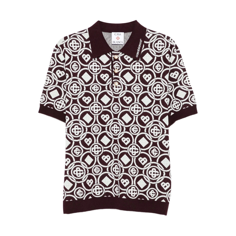Casablanca Red Polo Shirts Men - 1