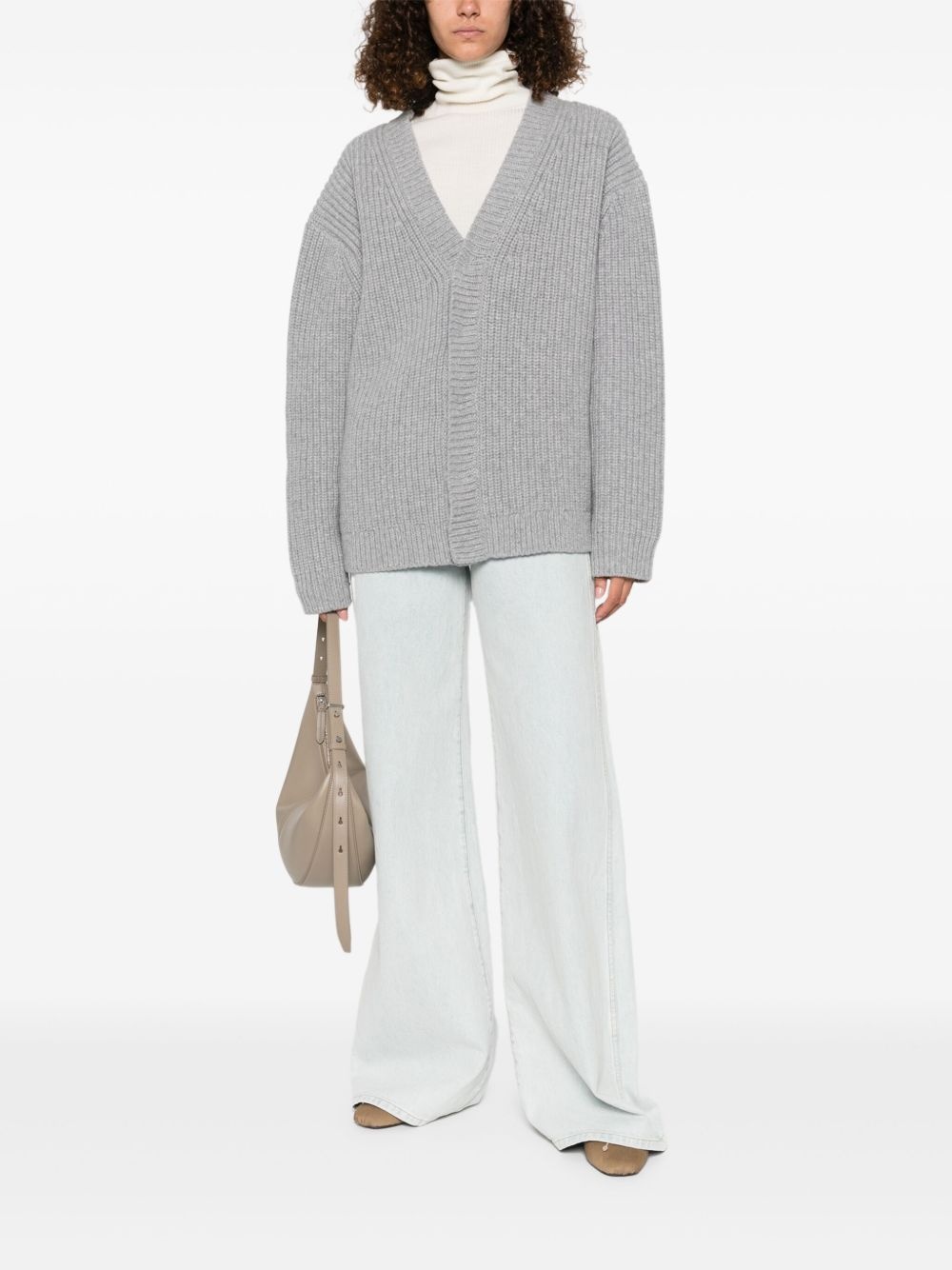 wool-cashmere cardigan - 3