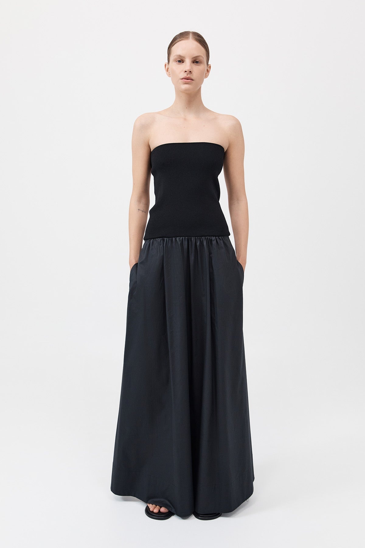 Strapless Dress - Black - 2