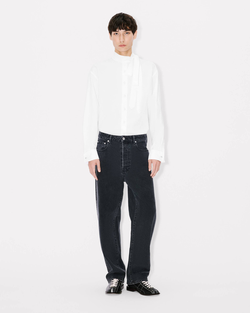 Bow collar shirt in cotton 6