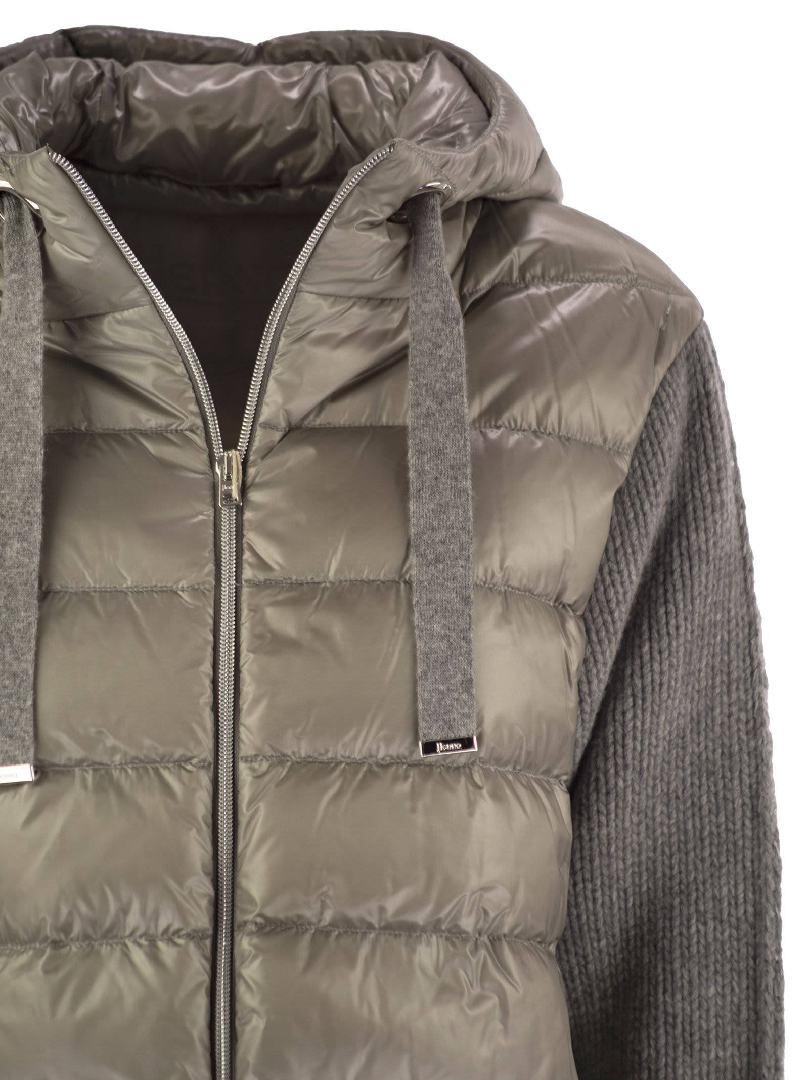 Herno Women Resort Down Jacket In Ultralight Nylon And Mesh - 4
