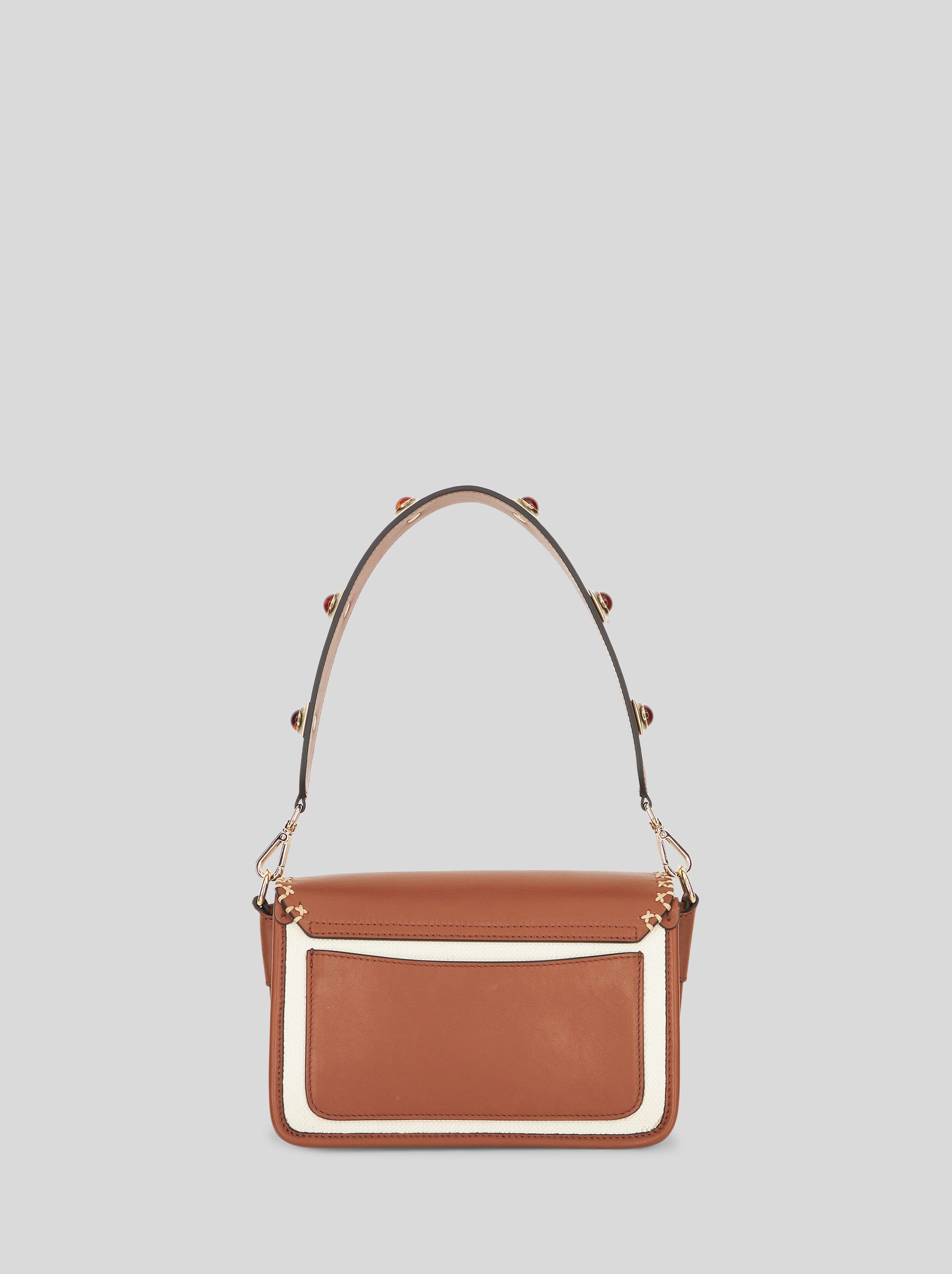 SMALL CROWN ME SHOULDER BAG WITH AMBER STONES - 3