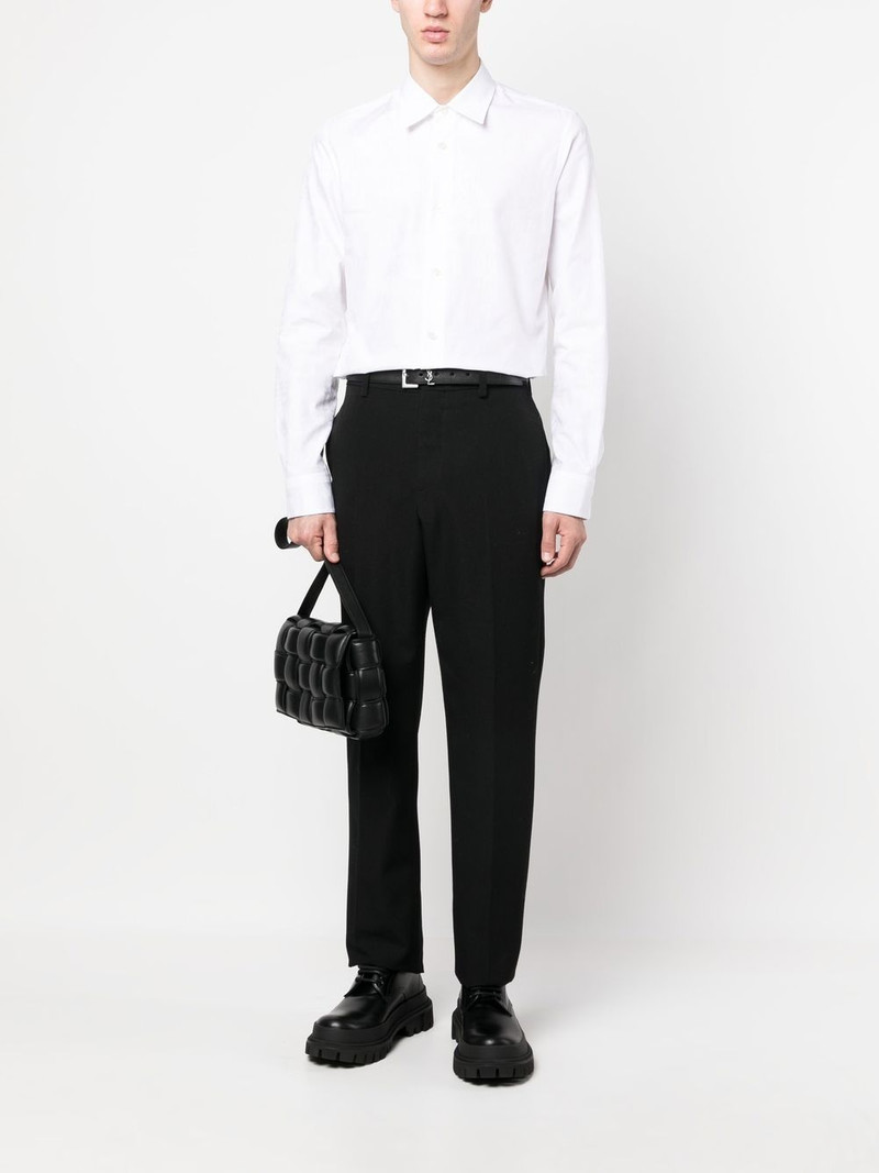 Alexander McQueen logo-print cotton shirt outlook