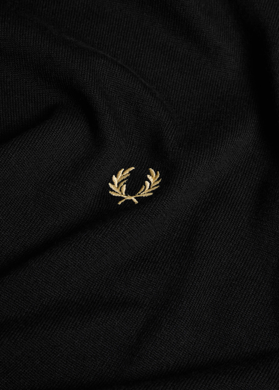 Fred Perry Logo-embroidered Wool-blend Jumper - 5