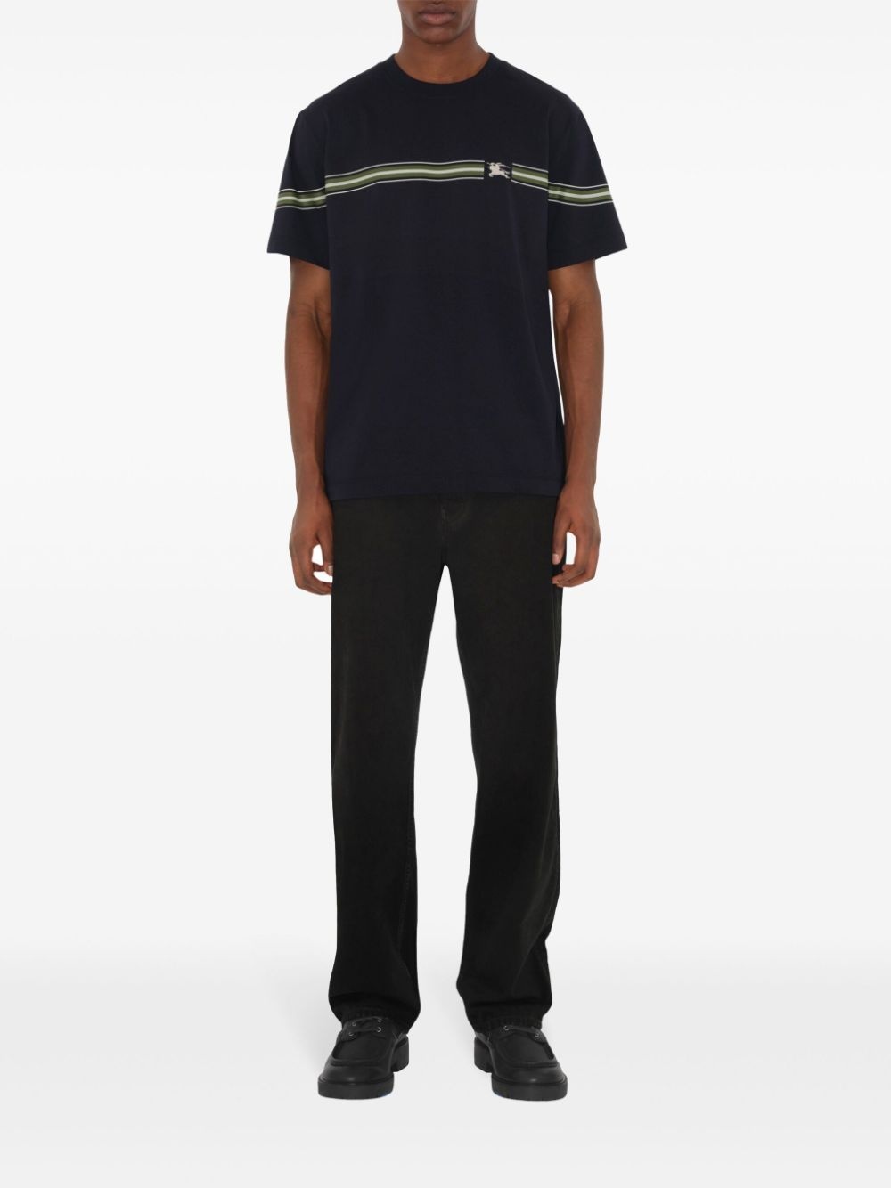 striped cotton T-shirt - 2