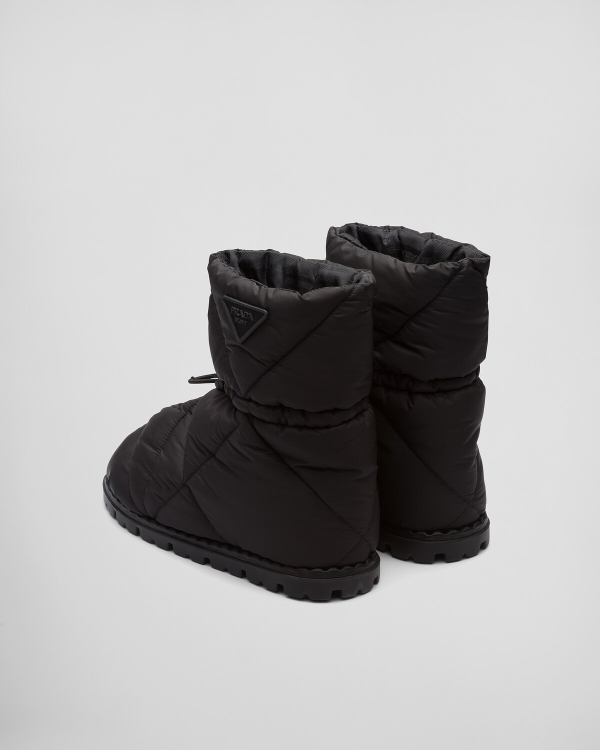 Quilted nylon fabric booties - 3