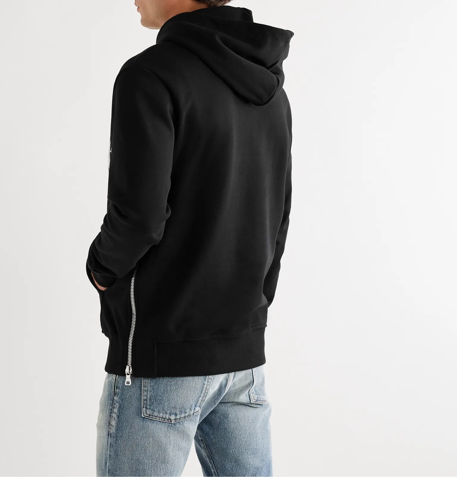 Logo-Appliquéd Loopback Cotton-Jersey Hoodie - 4