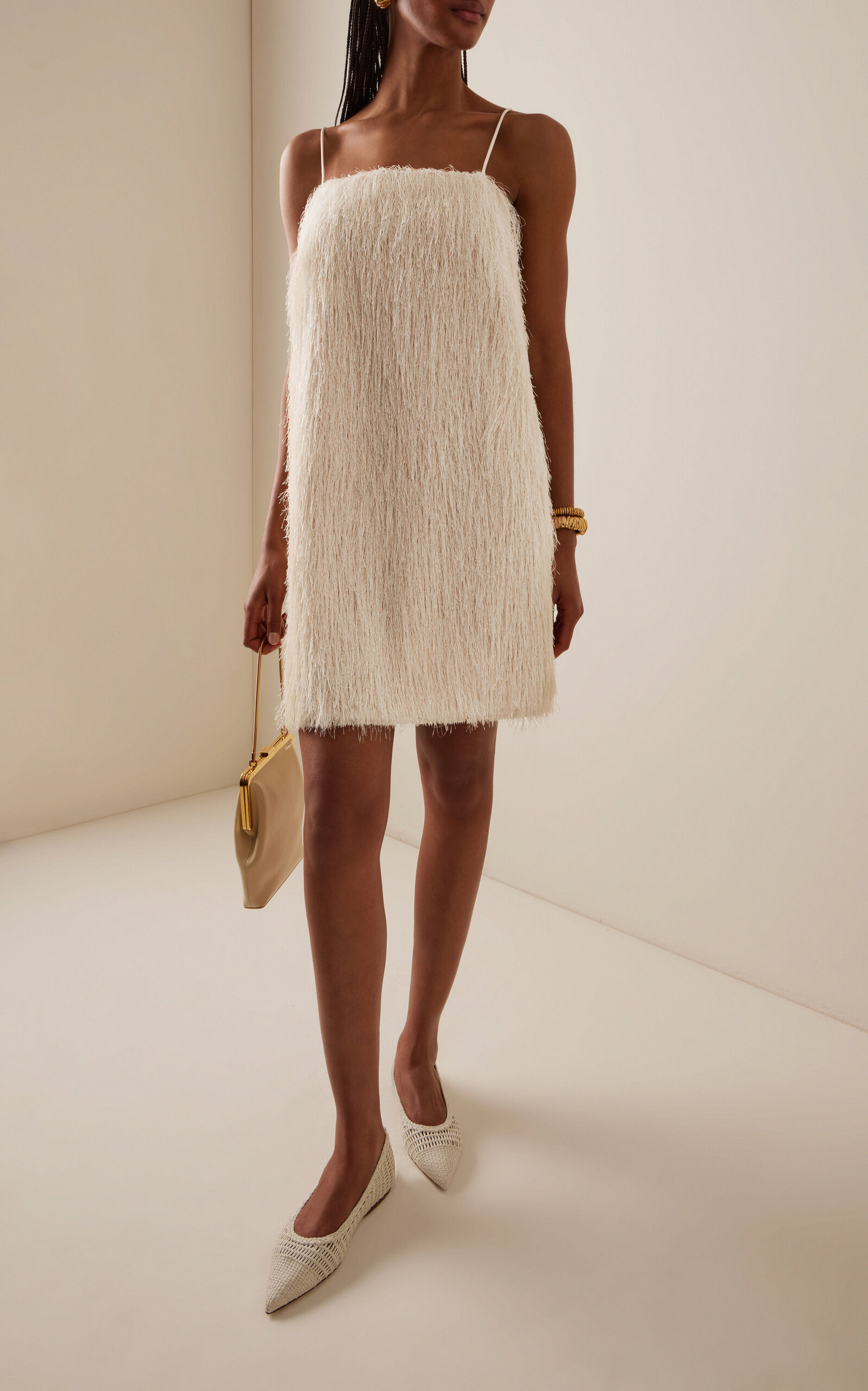 Exclusive Ledo Mini Dress ivory - 3