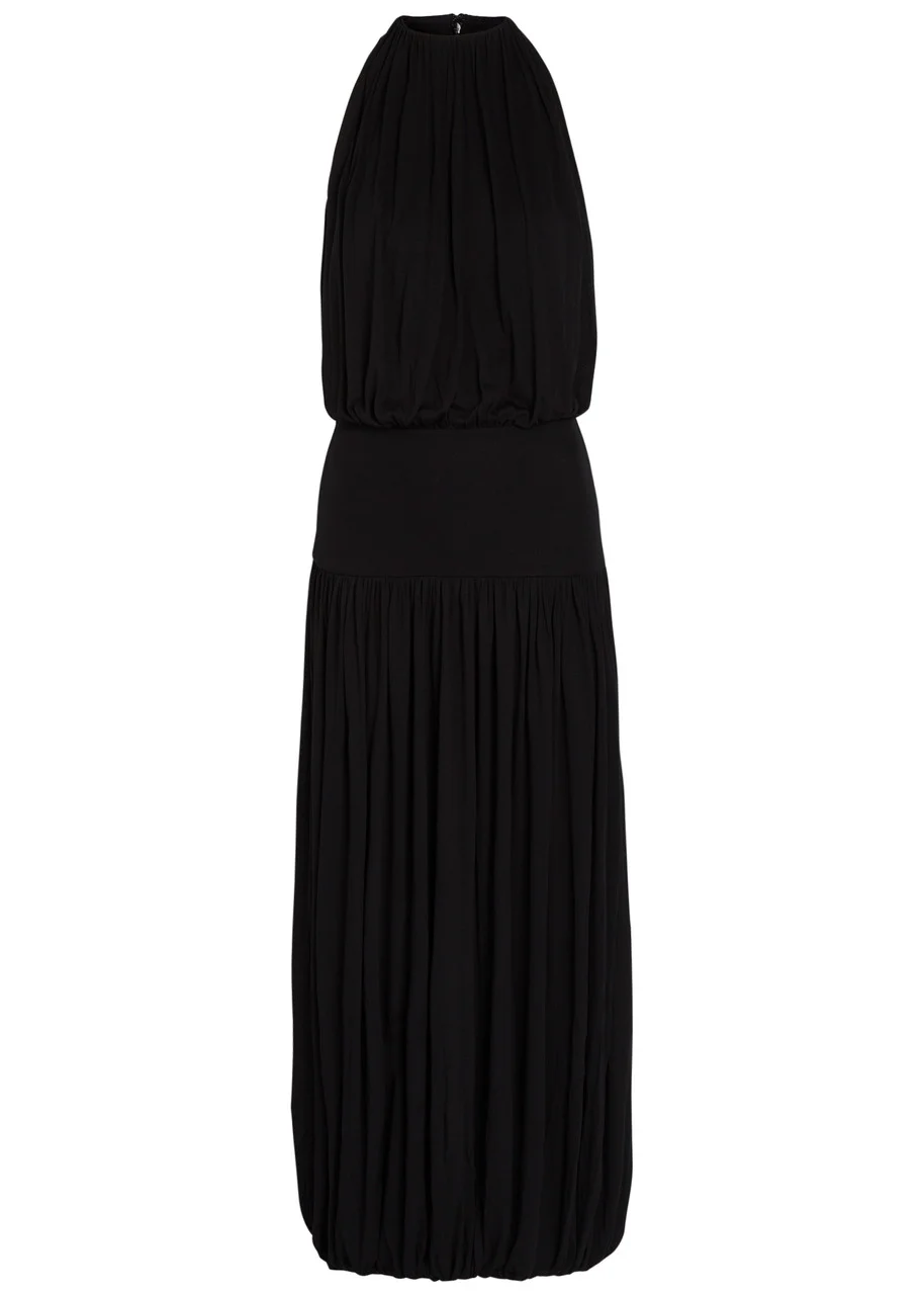 Toteme Gathered Jersey Maxi Dress - 1
