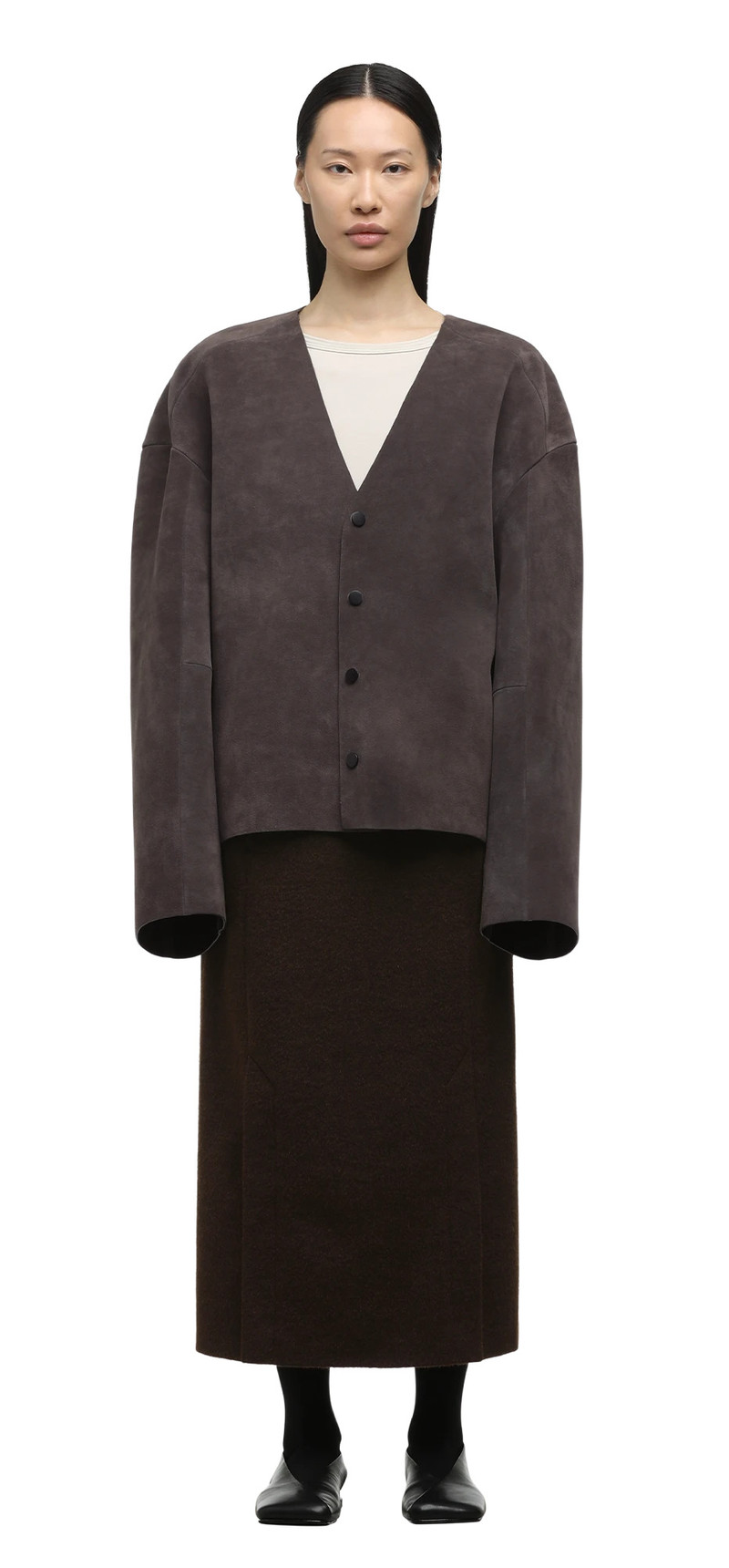 MINIMAL LEATHER JACKET LODEN 3