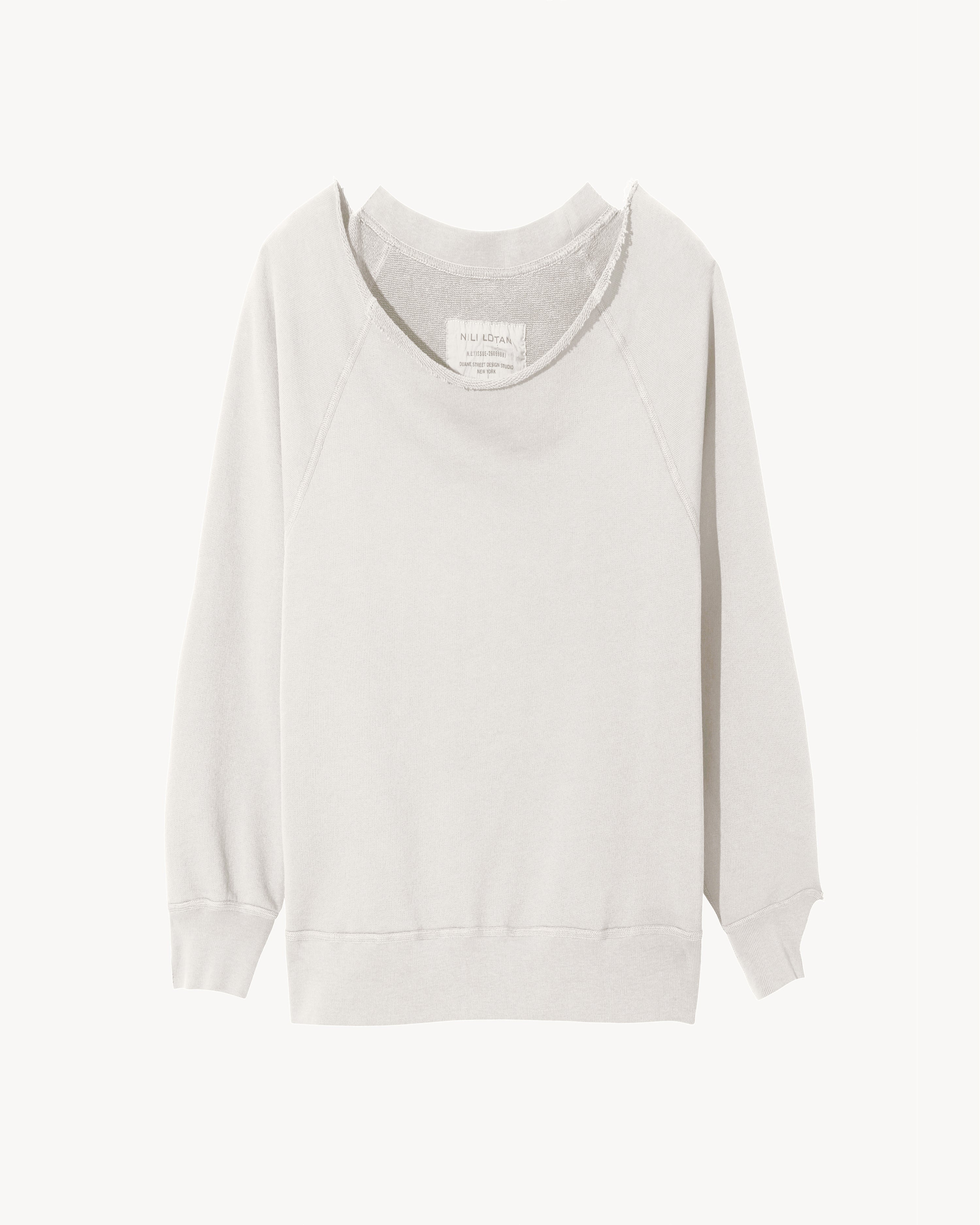 LUKA SCOOP NECK SWEATSHIRT - 1