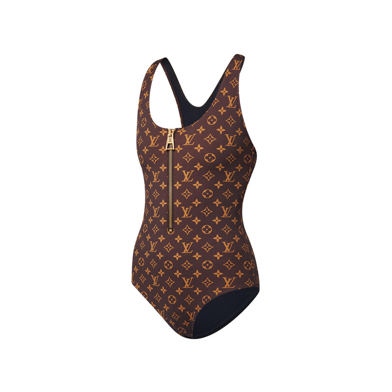 Louis Vuitton Zip-up Monogram One-Piece Swimsuit outlook